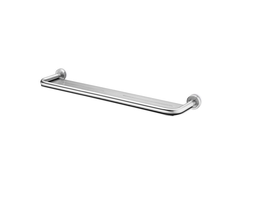 brushed shelves