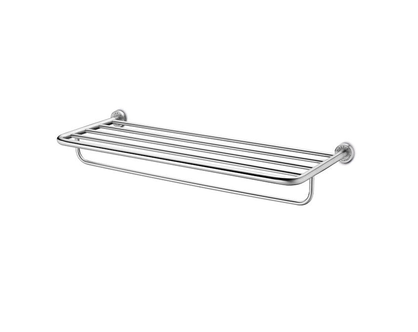 brushed towel rack