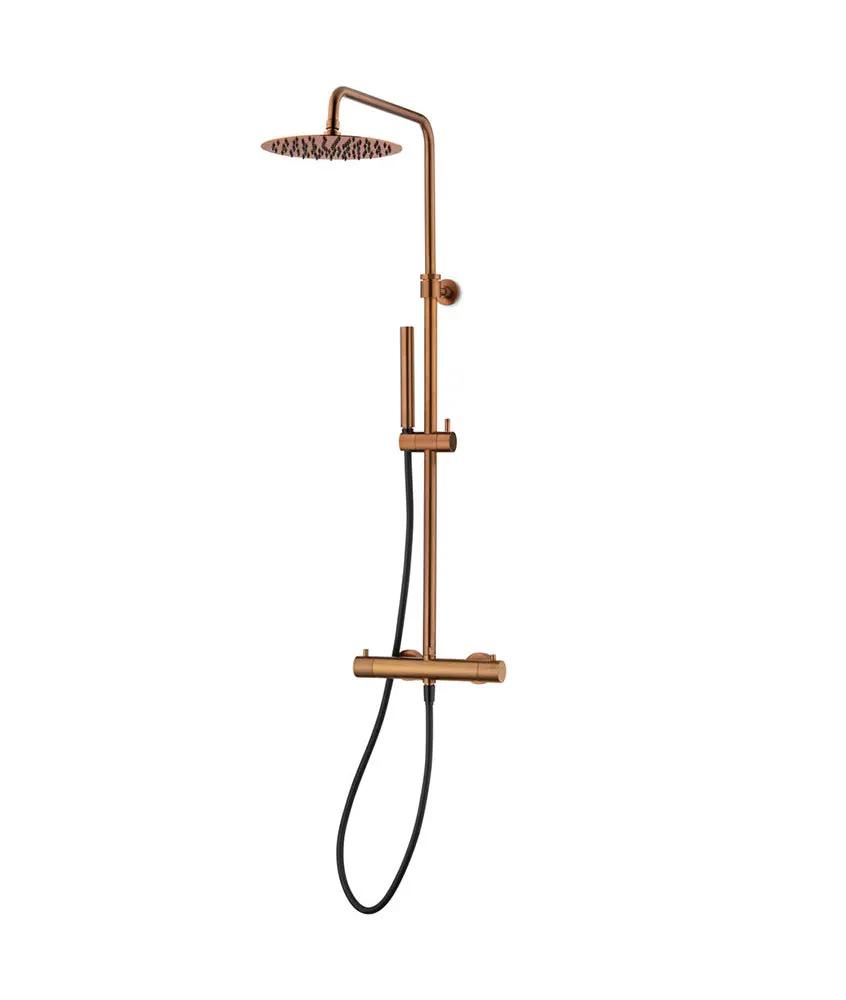 JEE-O Slimline Shower Set Stainless Steel with Th, Hand Shower And Sliding Bar by Jee-O