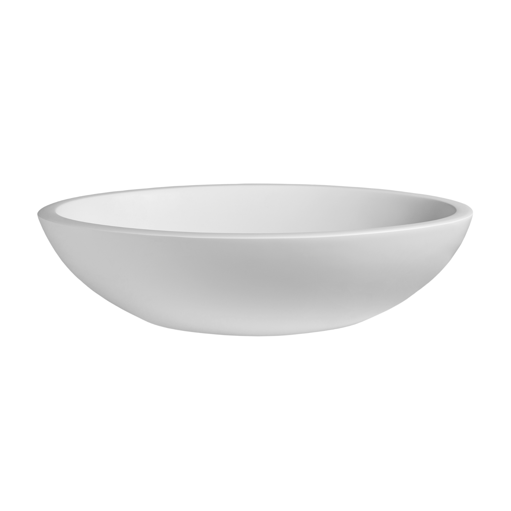 white vessel sink