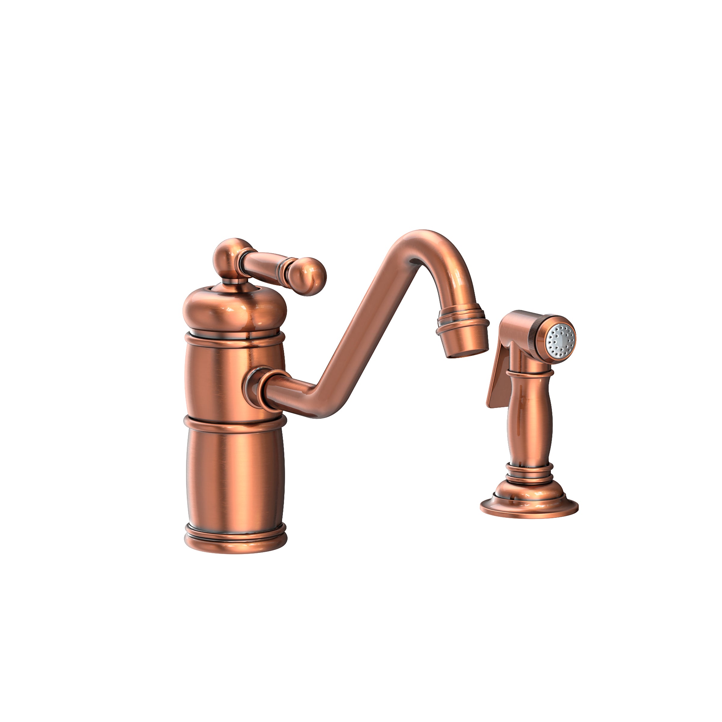 Newport Brass Nadya Single Handle Kitchen Faucet with Side Spray