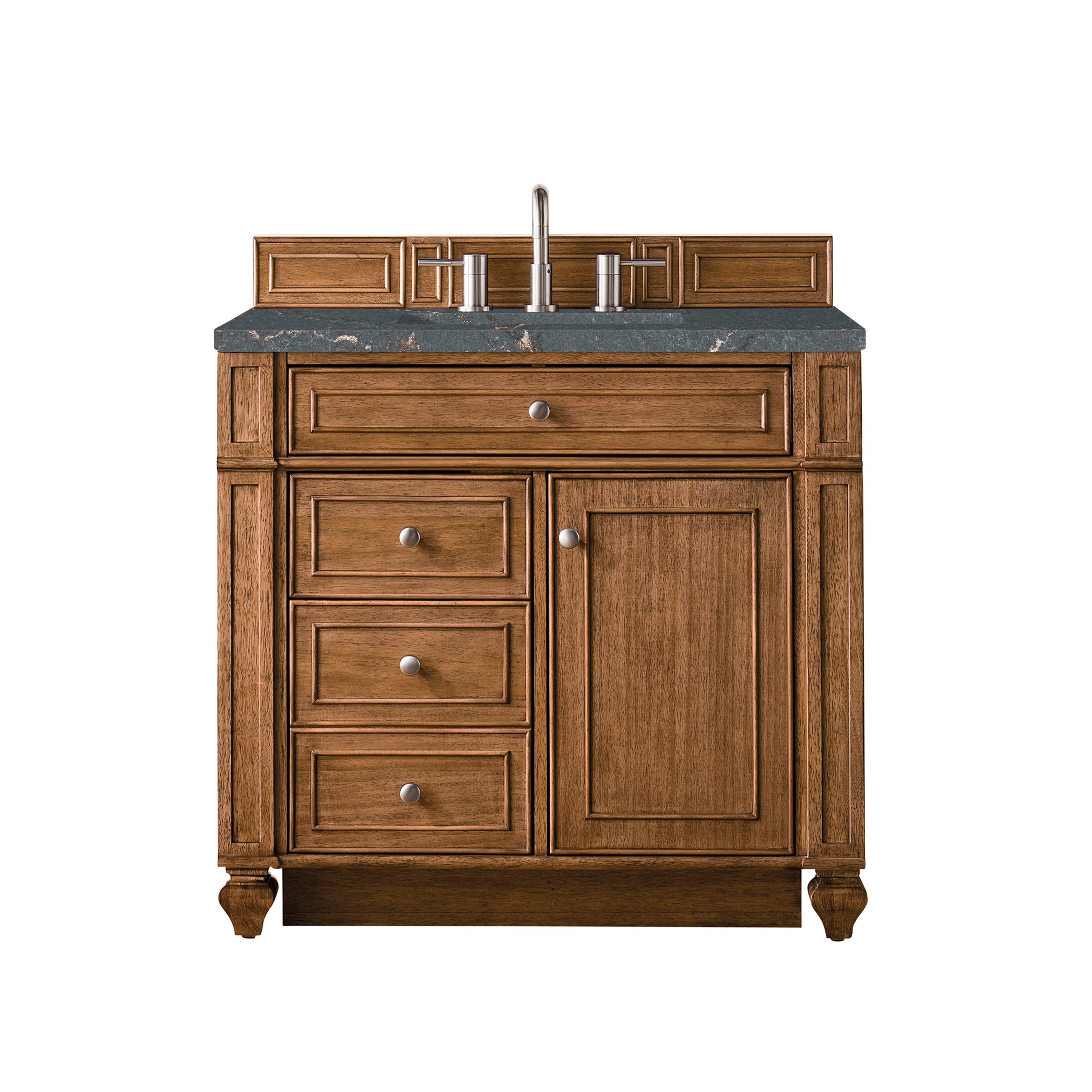 James Martin Vanities Bristol 36" Single Vanity - Saddle Brown