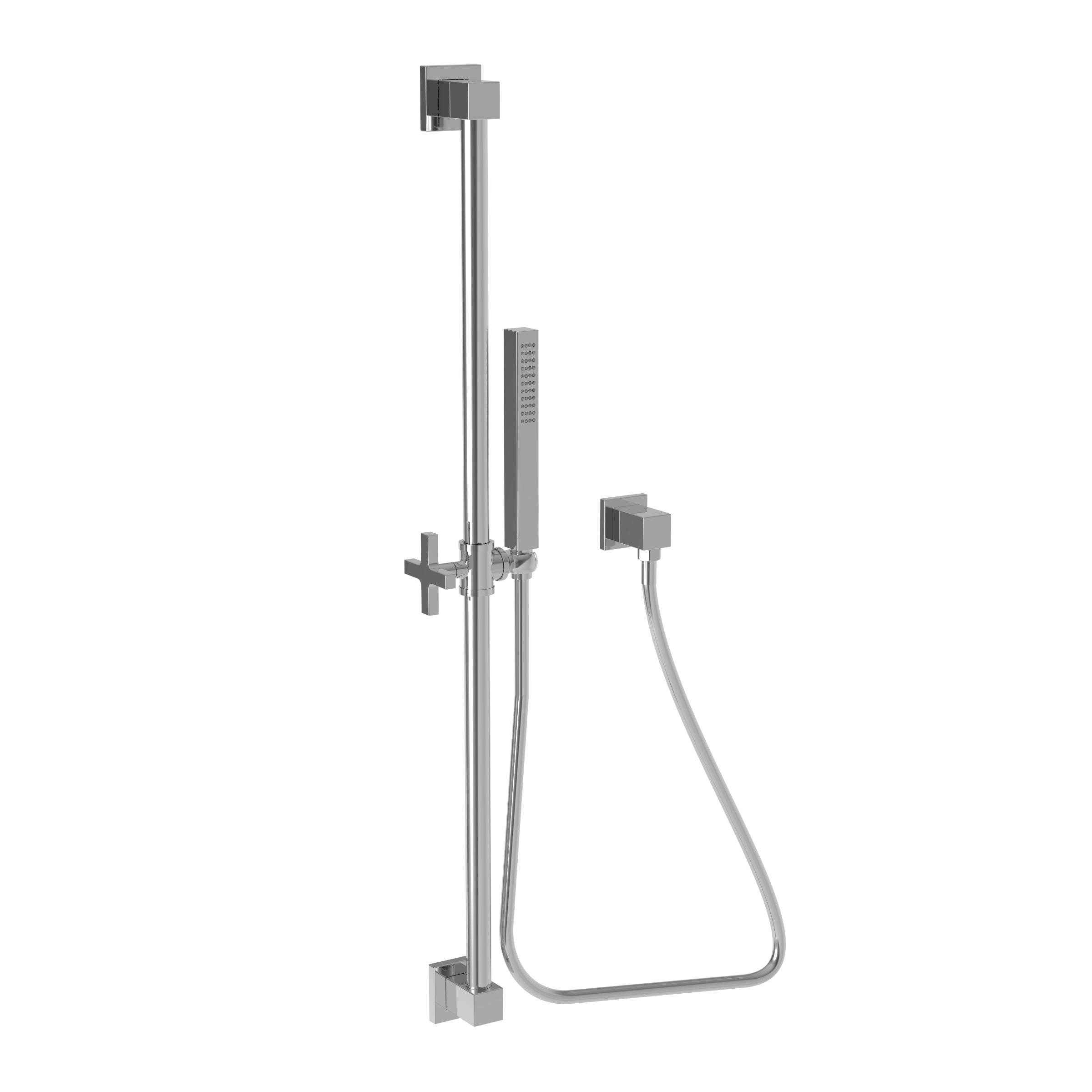 polished chrome hand shower set