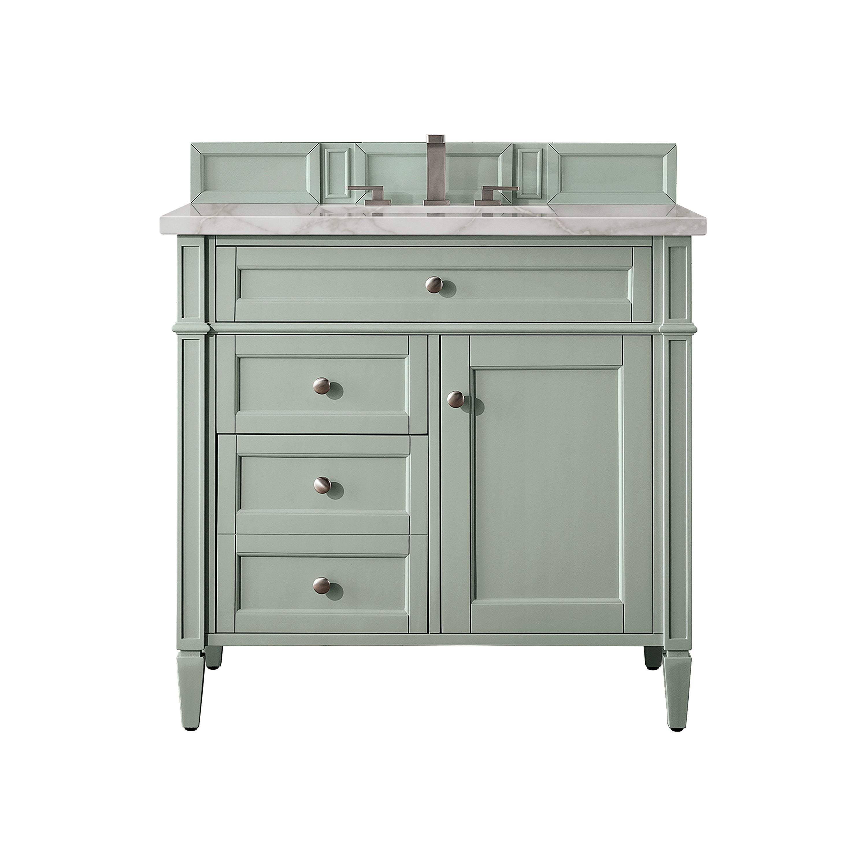 James Martin Vanities Brittany 36" Single Vanity - Sage Green