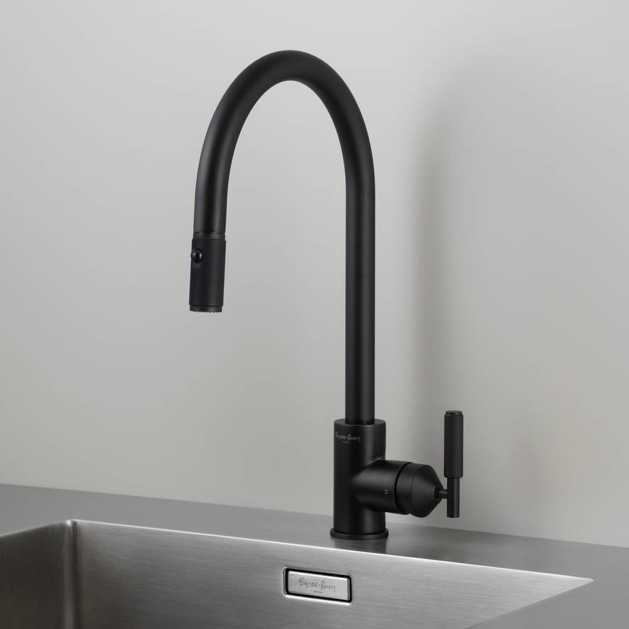 Buster + Punch Linear Pull-out With Dual Spray Kitchen Faucet