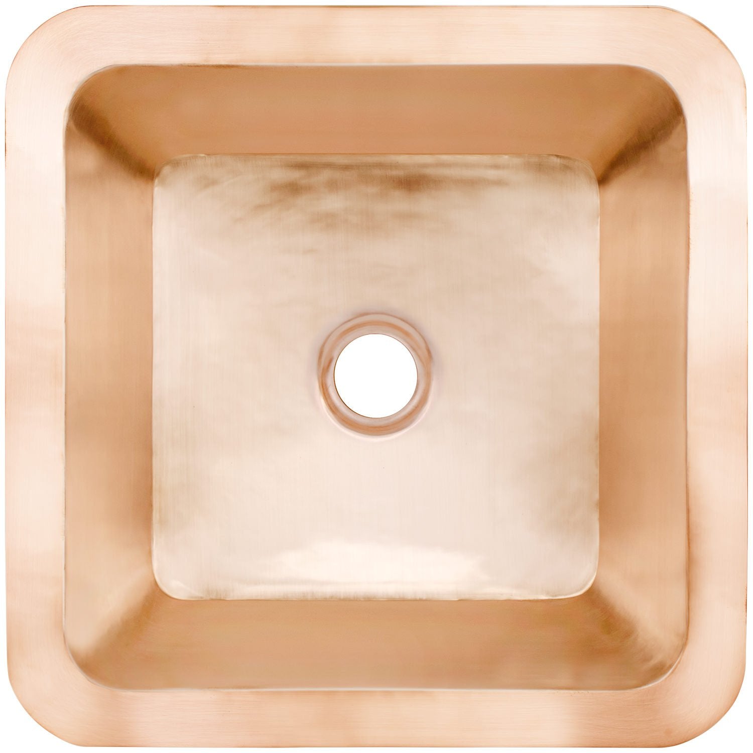 Linkasink Smooth Small Square Drop-In or Undermount Sink 16.25" by Linkasink