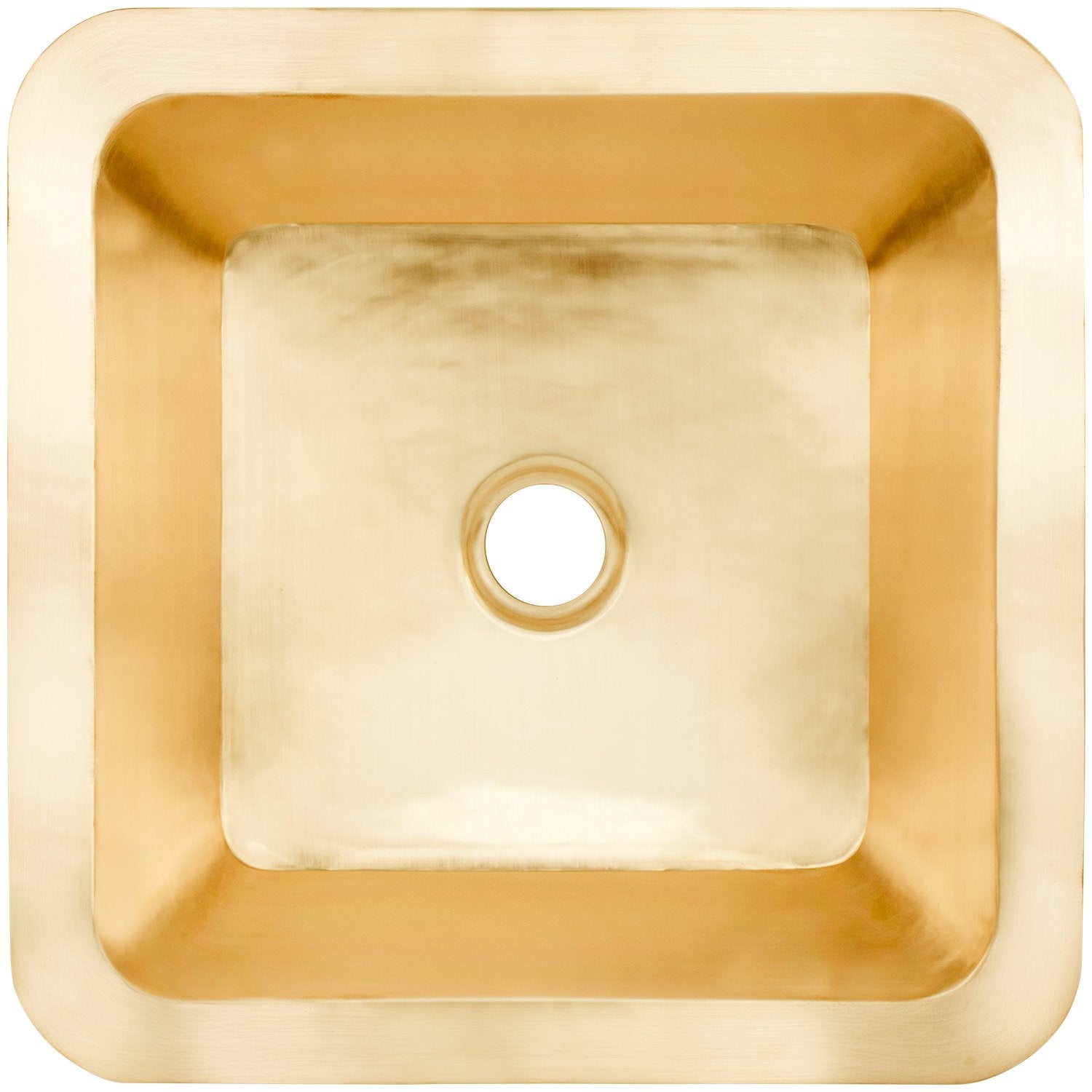 Linkasink Smooth Small Square Drop-In or Undermount Sink 16.25"