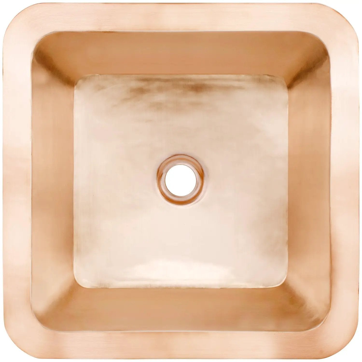 Linkasink Smooth Small Square Drop-In or Undermount Sink 16.25" by Linkasink