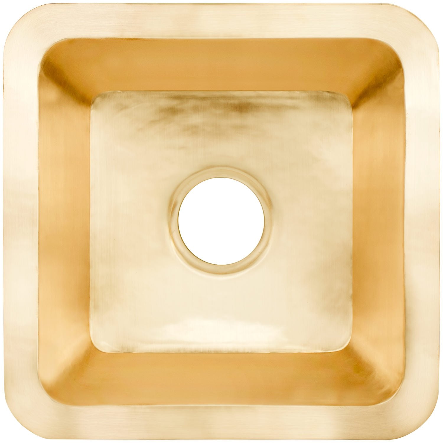 Linkasink Smooth Small Square Drop-In or Undermount Sink 16.25"