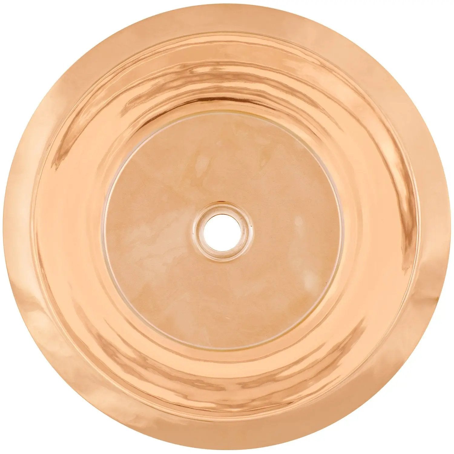 Linkasink Smooth Small Round Flat Bottom Bar/Utility Drop-In or Undermount Sink 16" by Linkasink