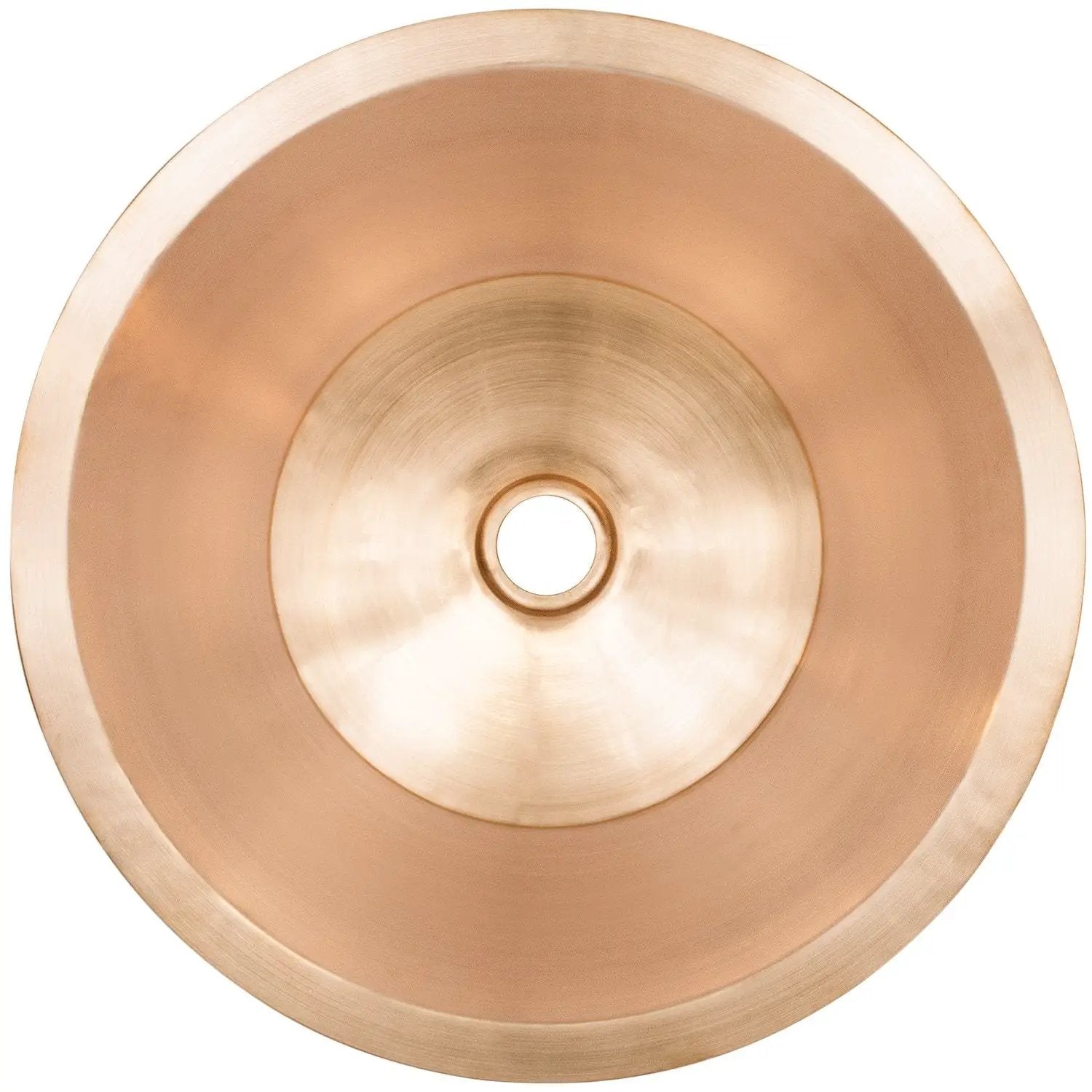 Linkasink Smooth Small Round Flat Bottom Bar/Utility Drop-In or Undermount Sink 16" by Linkasink