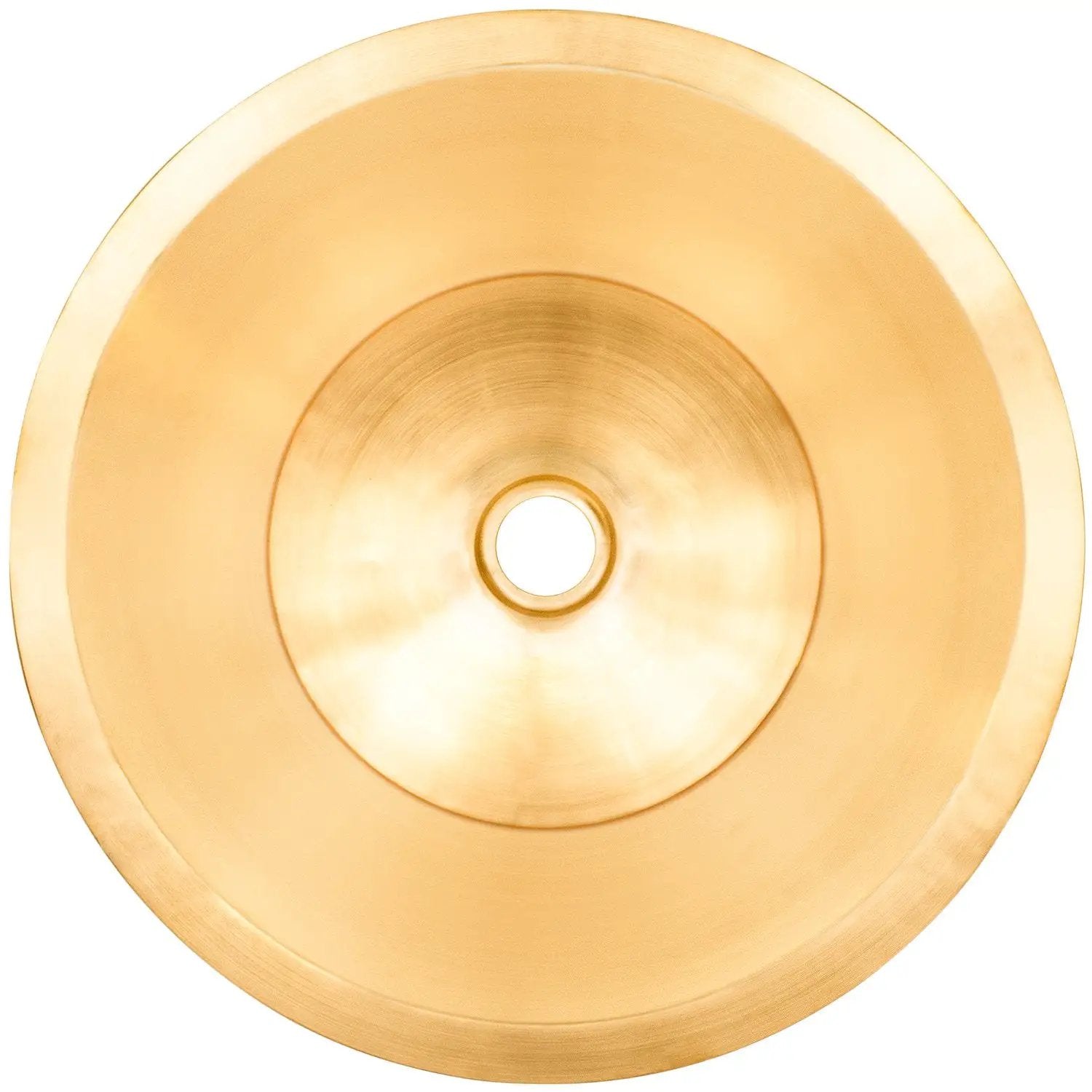 Linkasink Smooth Small Round Flat Bottom Bar/Utility Drop-In or Undermount Sink 16" by Linkasink