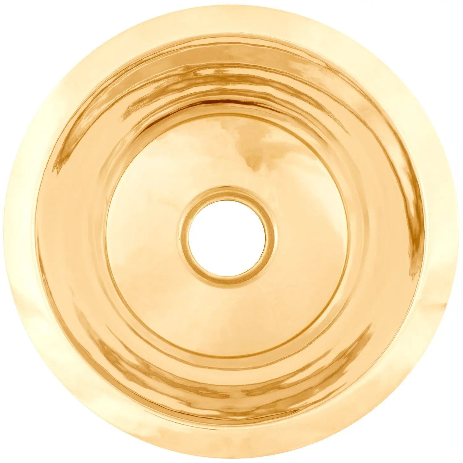 Linkasink Smooth Large Round Flat Bottom Bar/Utility Drop-In or Undermount Sink 19" by Linkasink