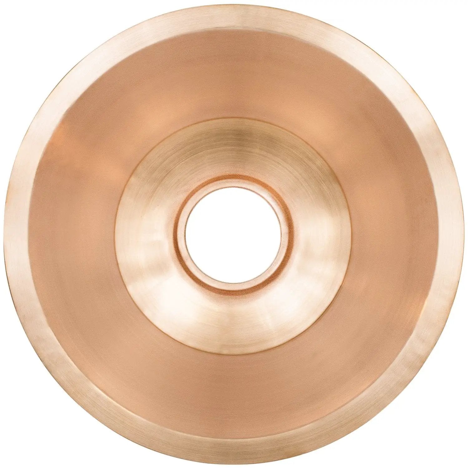 Linkasink Smooth Small Round Flat Bottom Bar/Utility Drop-In or Undermount Sink 16" by Linkasink