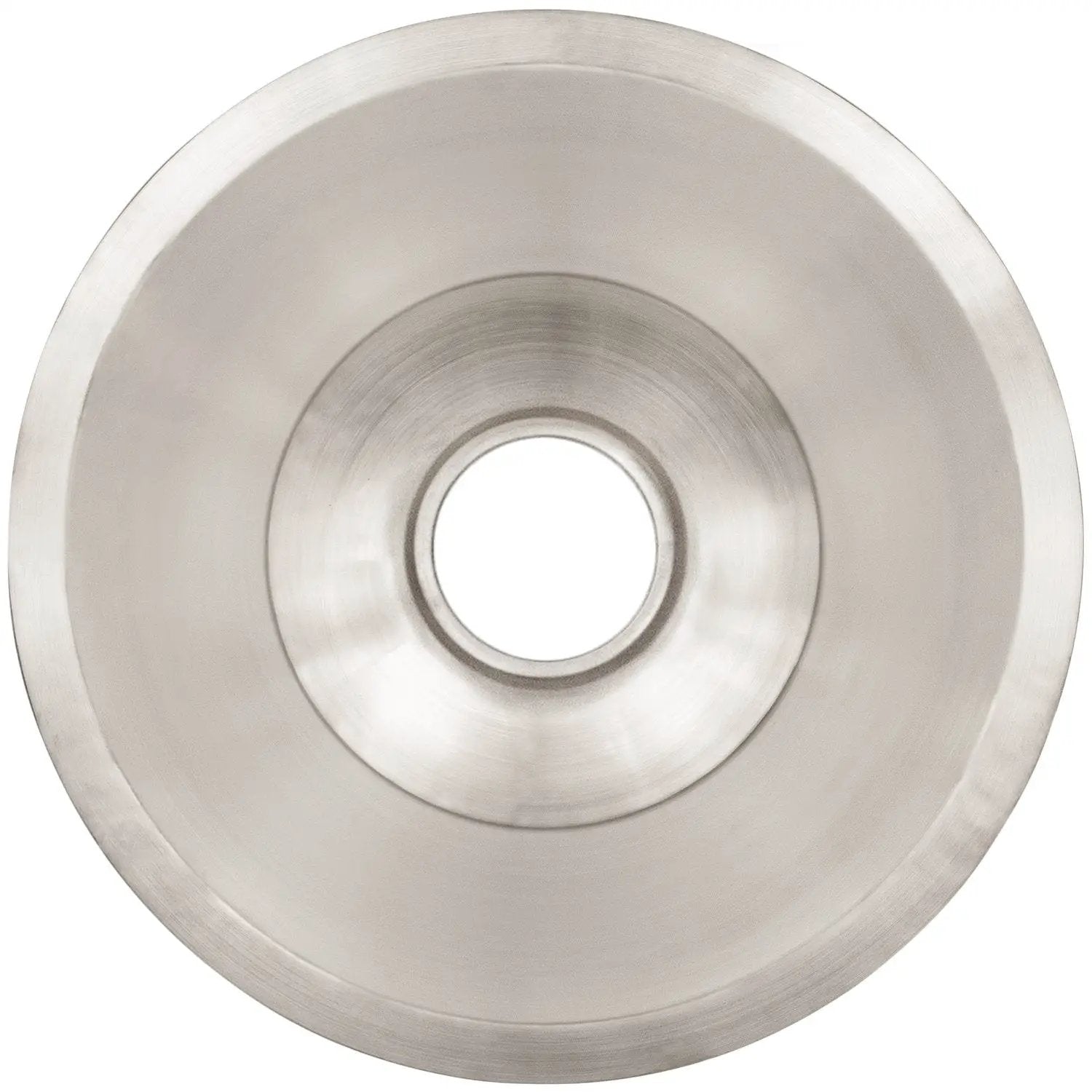 Linkasink Smooth Small Round Flat Bottom Bar/Utility Drop-In or Undermount Sink 16" by Linkasink