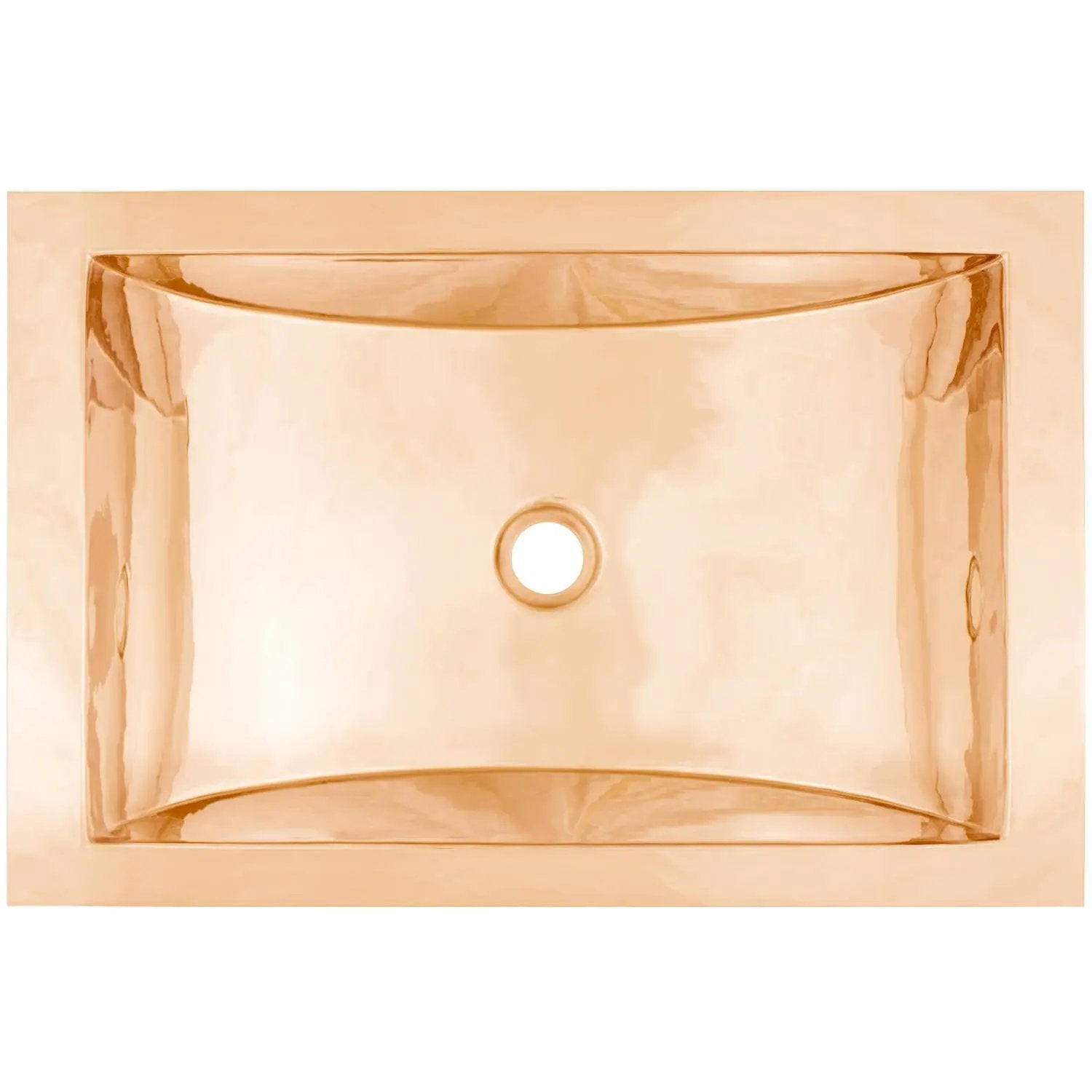 Linkasink Smooth Rectangular Crescent Drop-In or Undermount Sink 21" by Linkasink