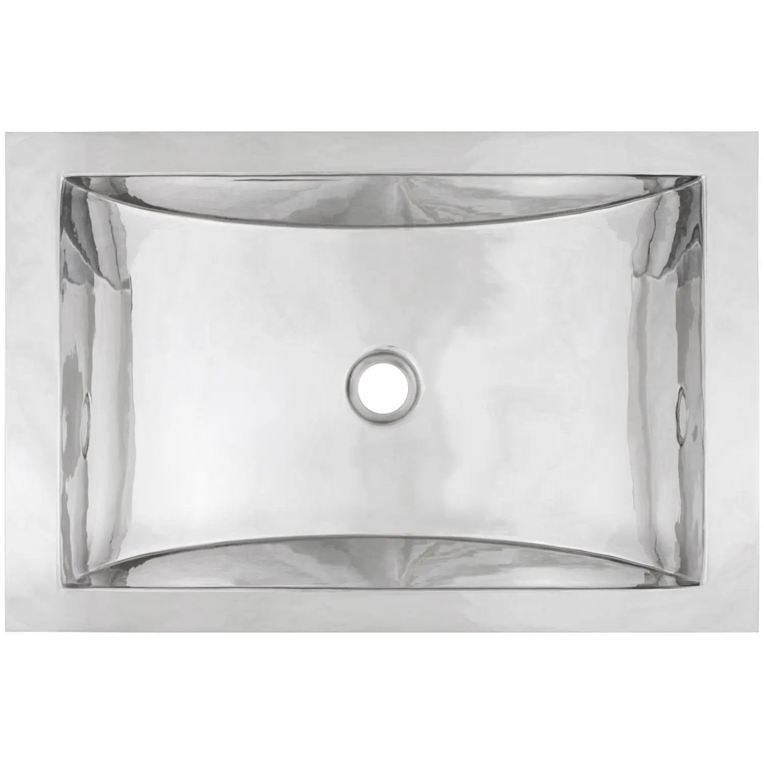Linkasink Smooth Rectangular Crescent Drop-In or Undermount Sink 21" by Linkasink