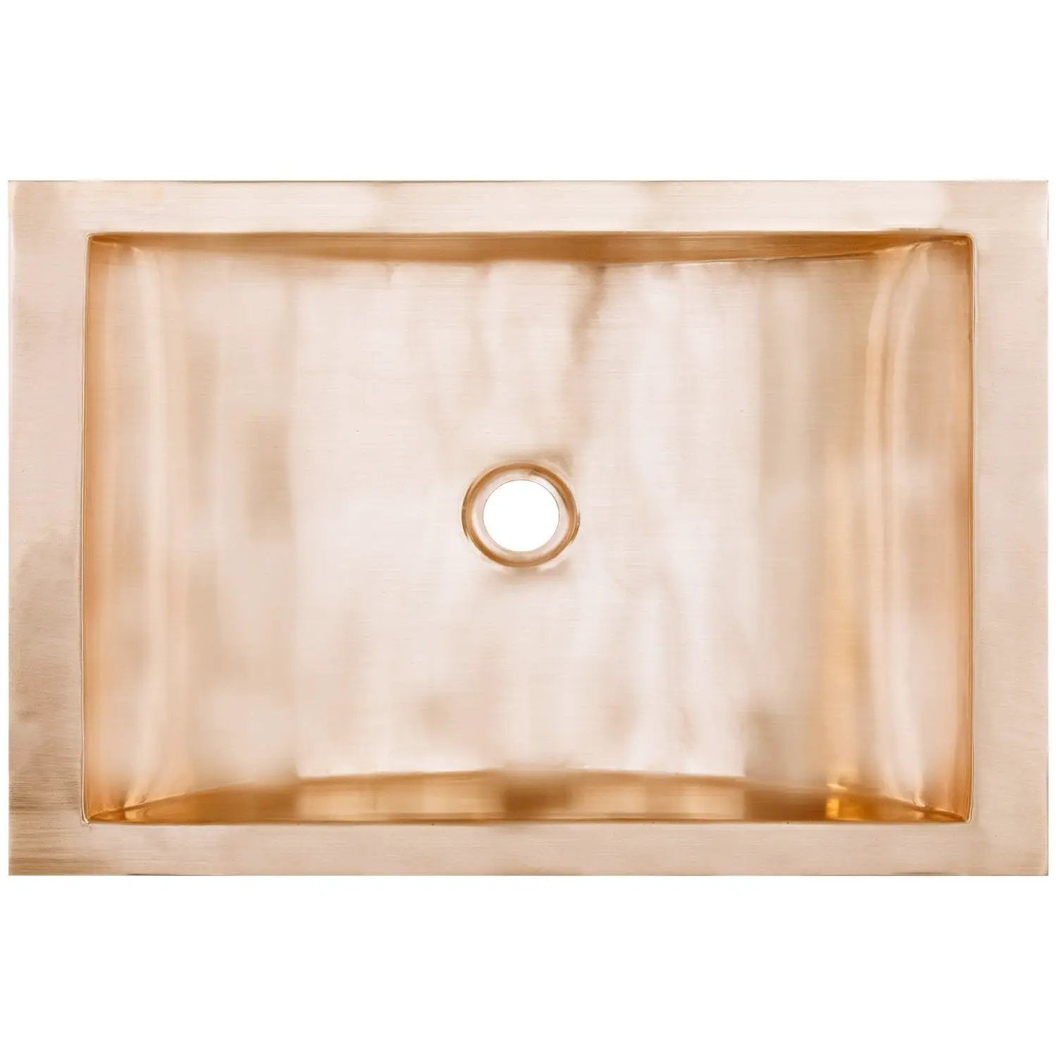 Linkasink Smooth Rectangular Crescent Drop-In or Undermount Sink 21" by Linkasink