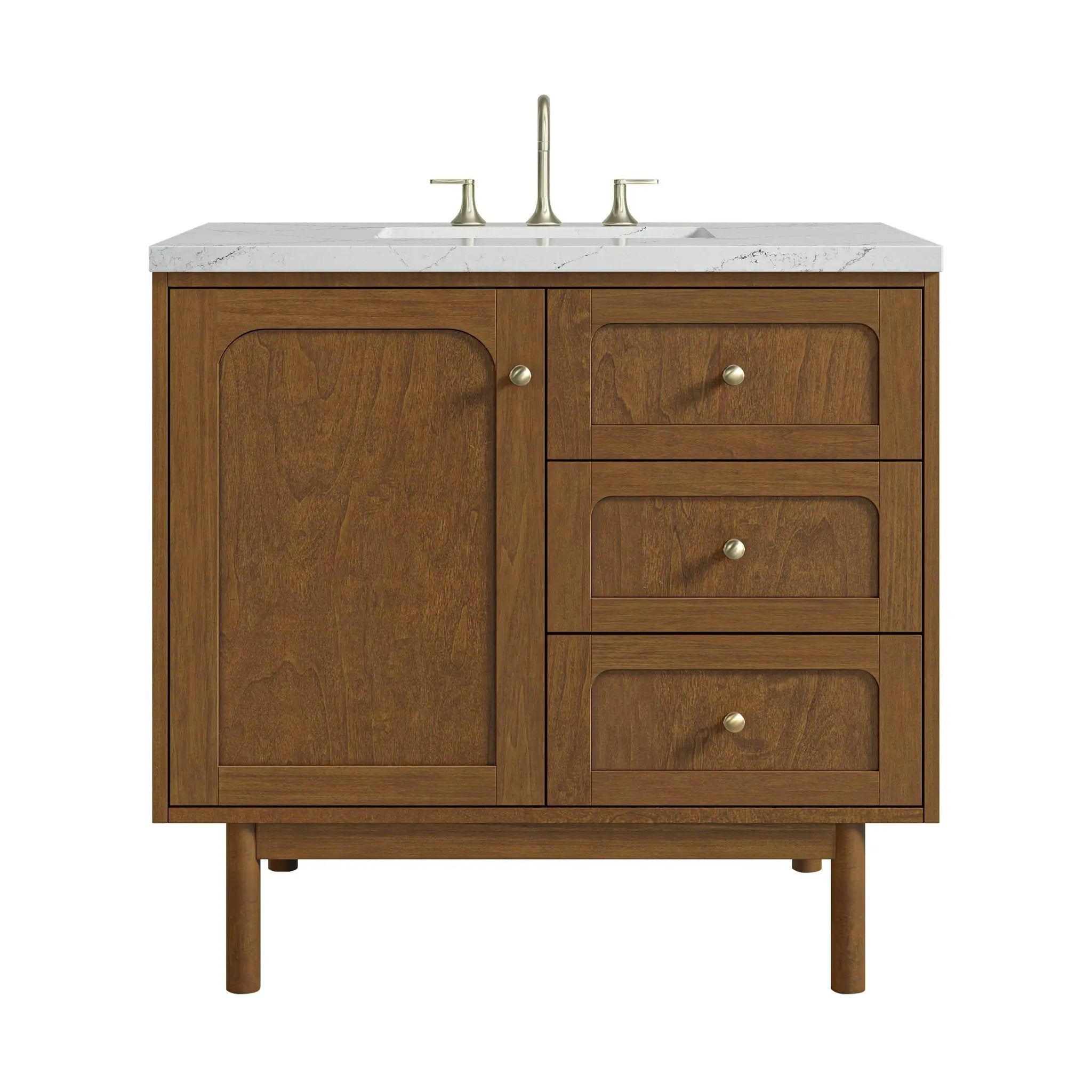 James Martin Laurent 36" Single Vanity Set - Honey Oak by James Martin Vanities