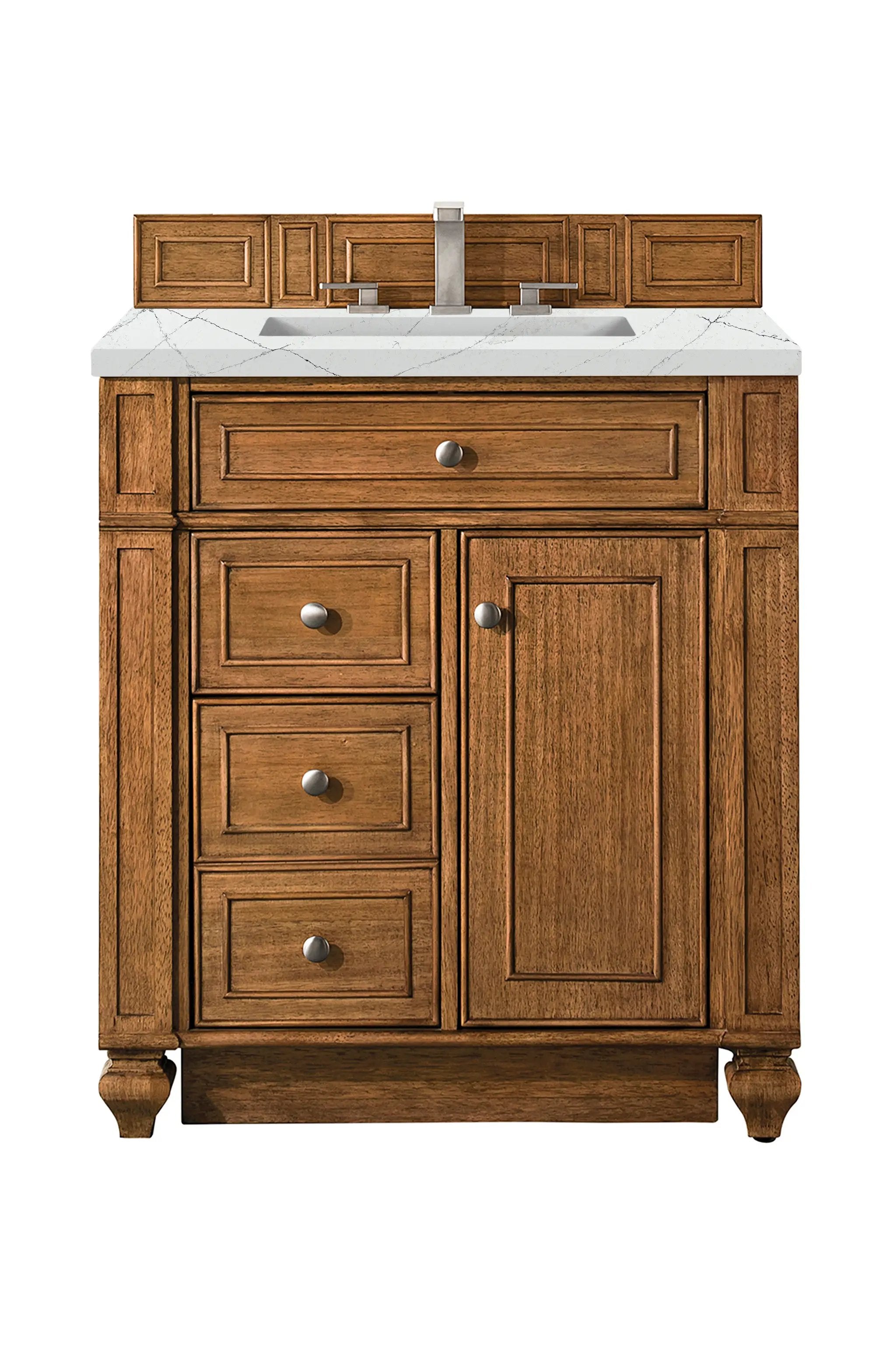 James Martin Bristol 30" Single Vanity Set - Saddle Brown by James Martin Vanities