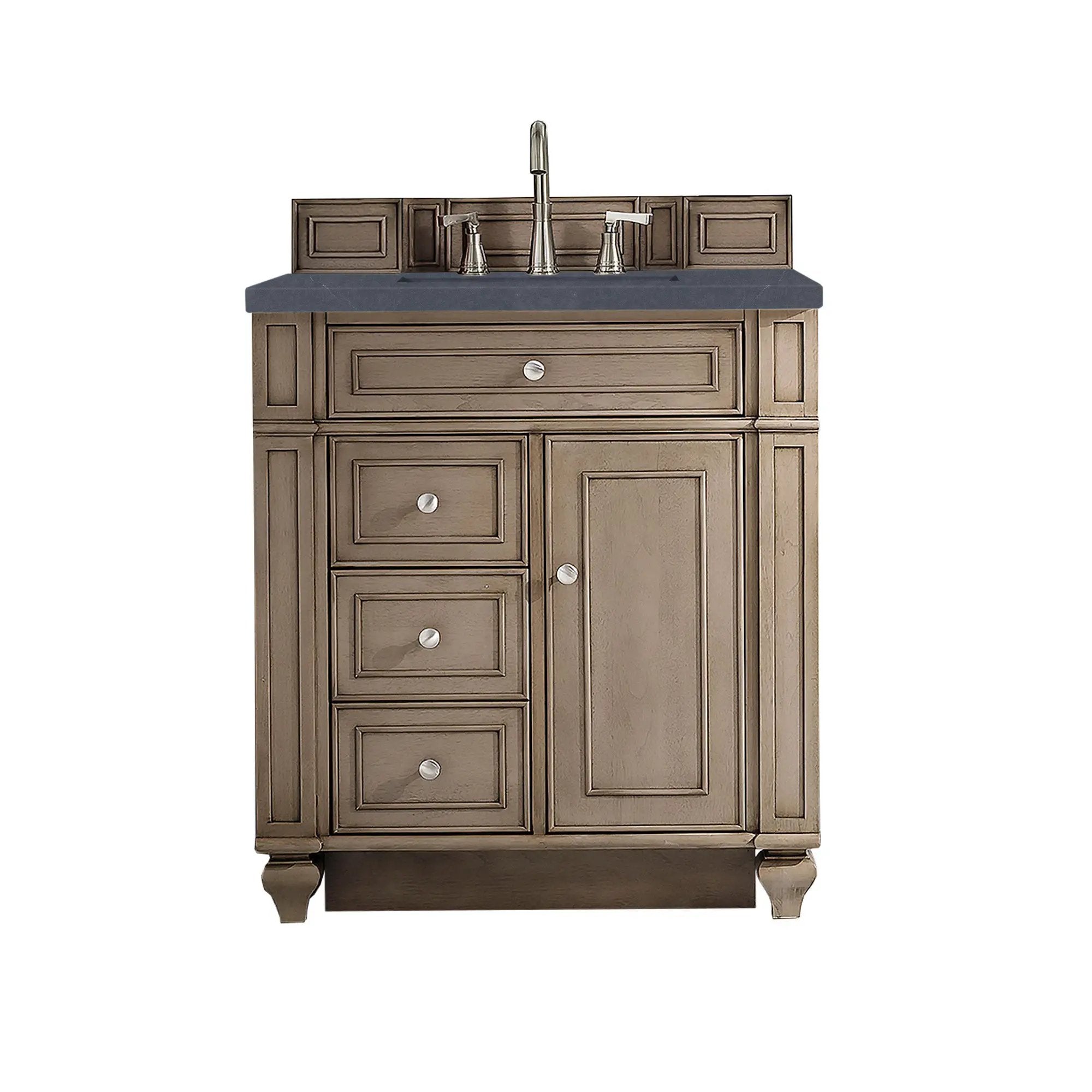 James Martin Bristol 30" Single Vanity Set - Whitewashed Walnut by James Martin Vanities