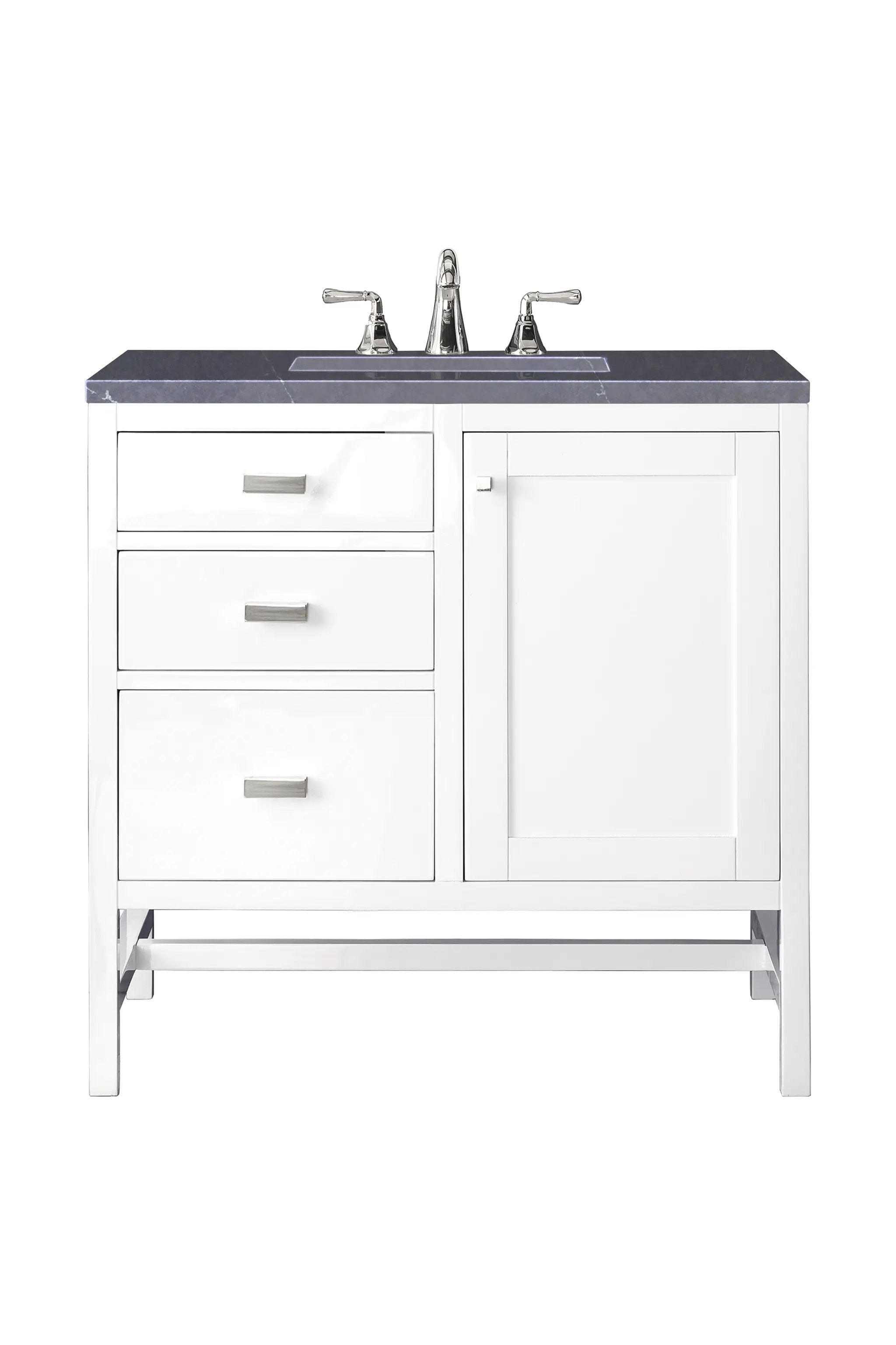 James Martin Addison 36" Single Vanity Set - Glossy White by James Martin Vanities