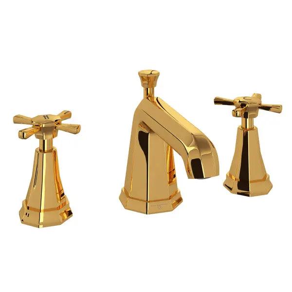 Rohl Perrin & Rowe Deco Widespread Lavatory Faucet by Rohl