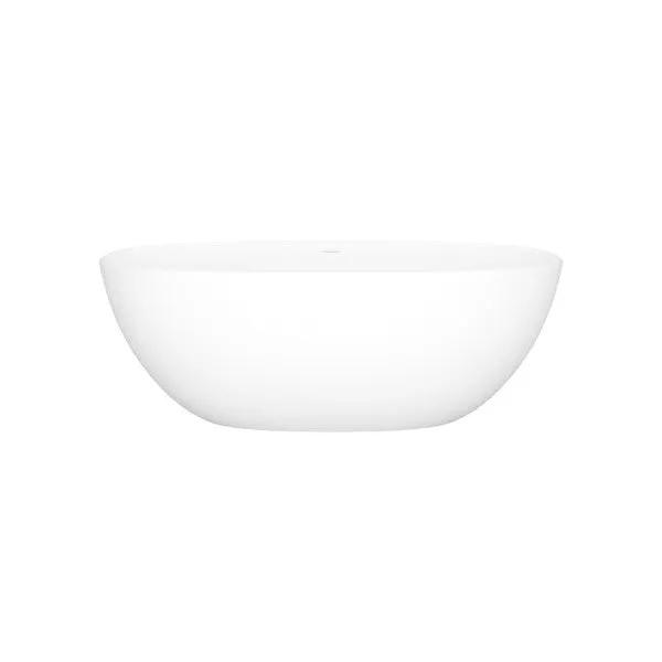 matte white bathtub