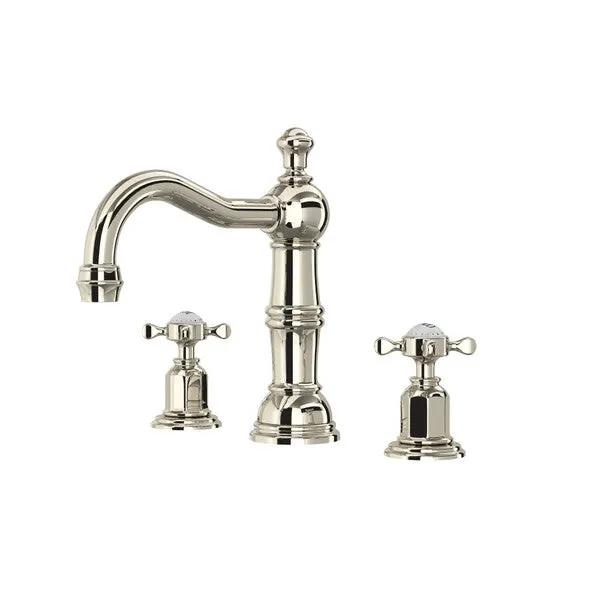 Rohl Perrin & Rowe Edwardian Widespread Lavatory Faucet with Column Spout by Rohl