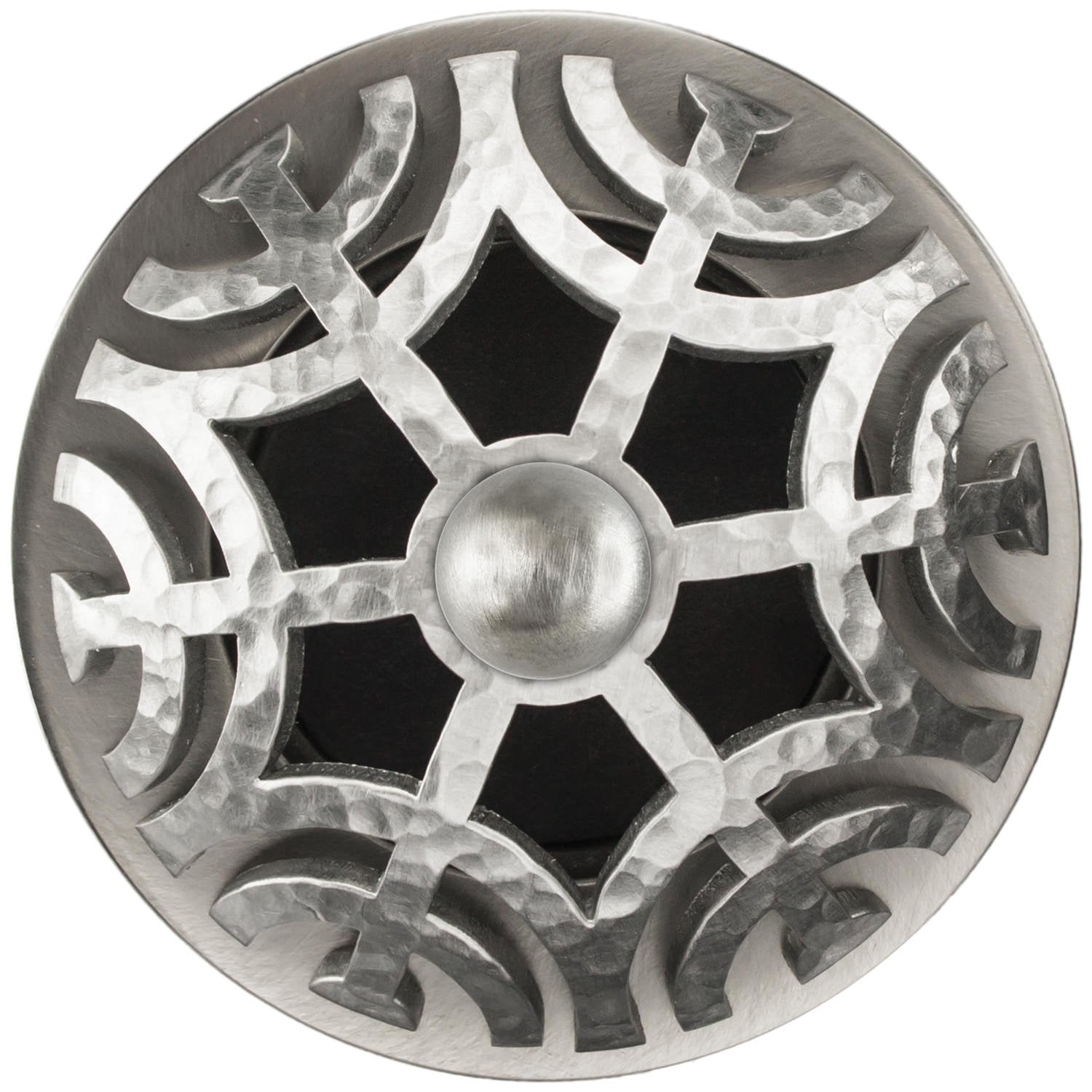 Linkasink Maze Grid Strainer 1.5" With Overflow - Metal Sphere by Linkasink