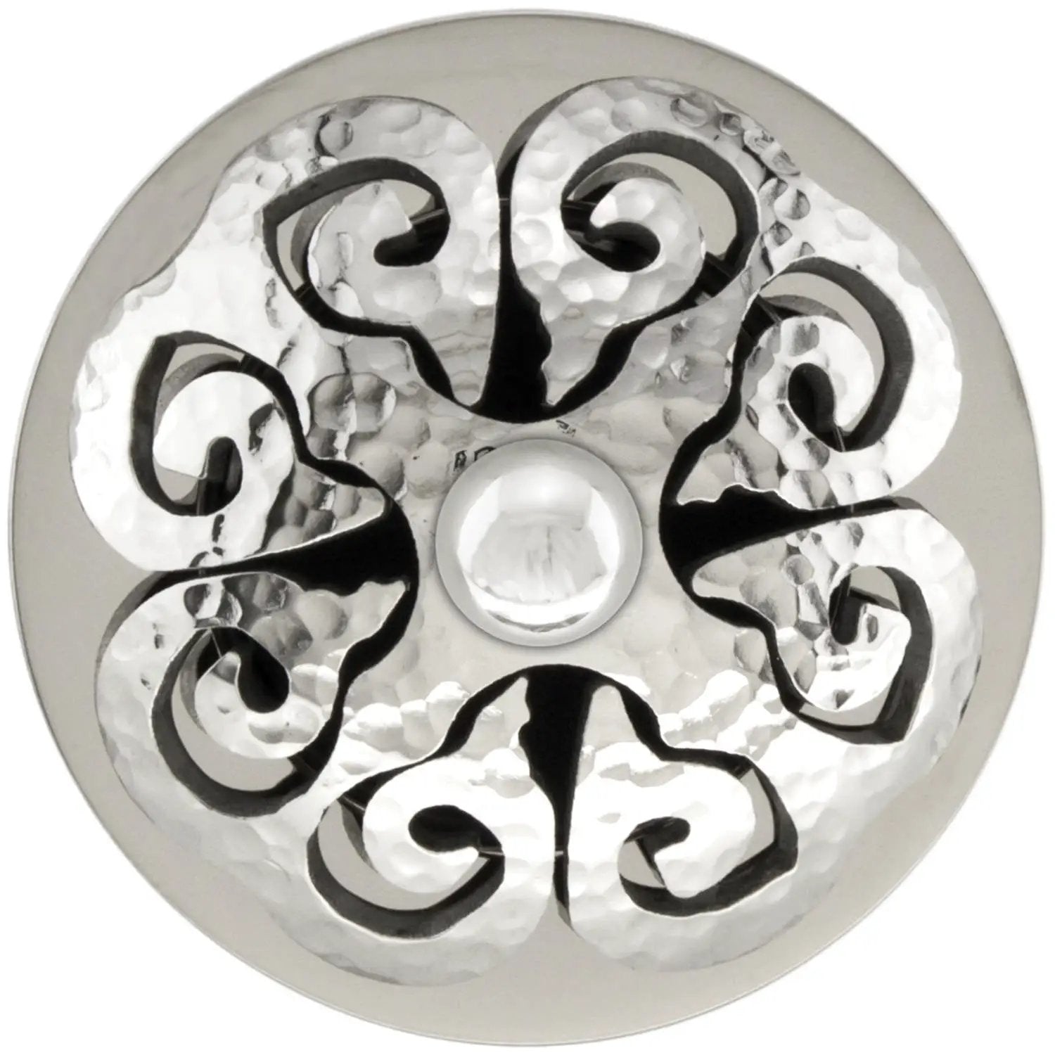 Linkasink Hawaiian Quilt Grid Strainer 1.5" With Overflow - Metal Sphere by Linkasink
