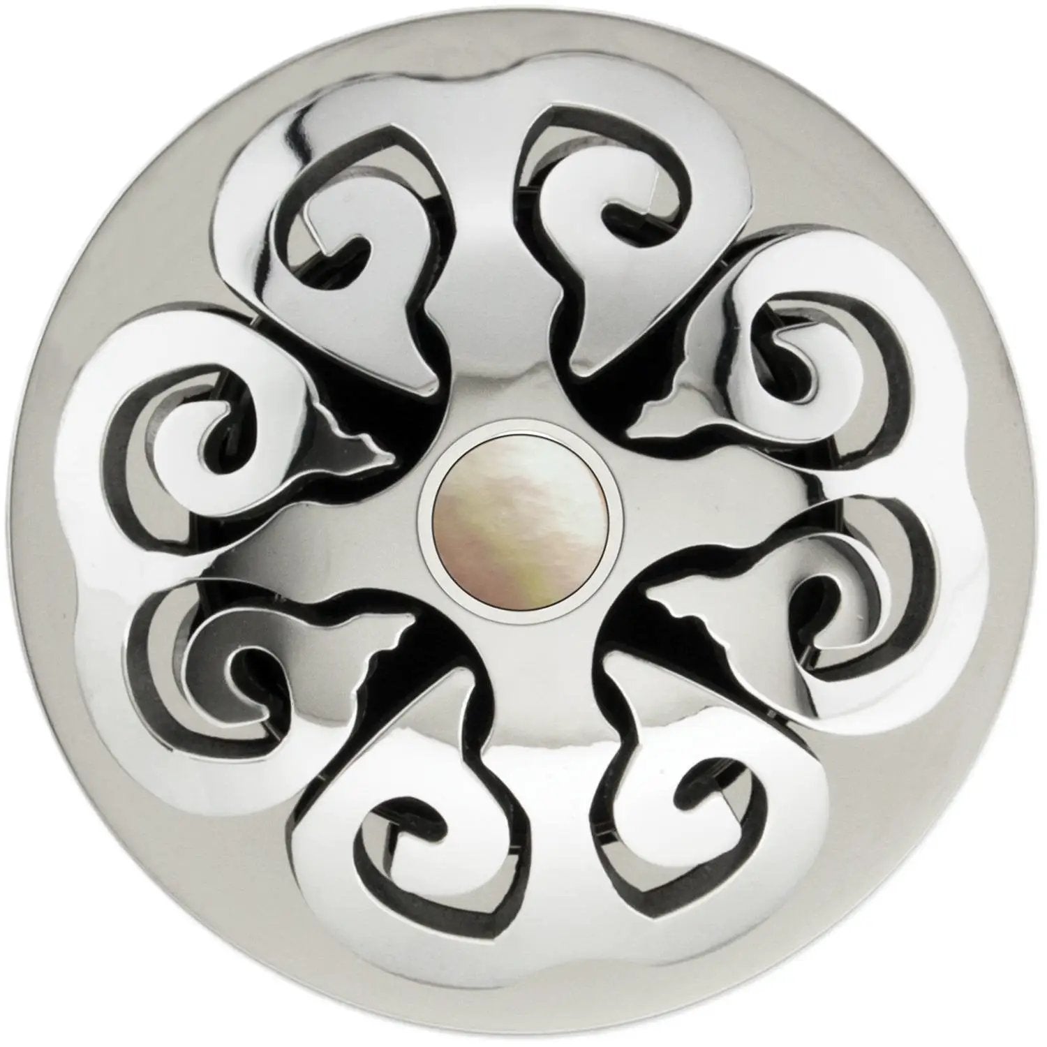 Linkasink Hawaiian Quilt Grid Strainer 1.5" Without Overflow - Mother of Pearl by Linkasink
