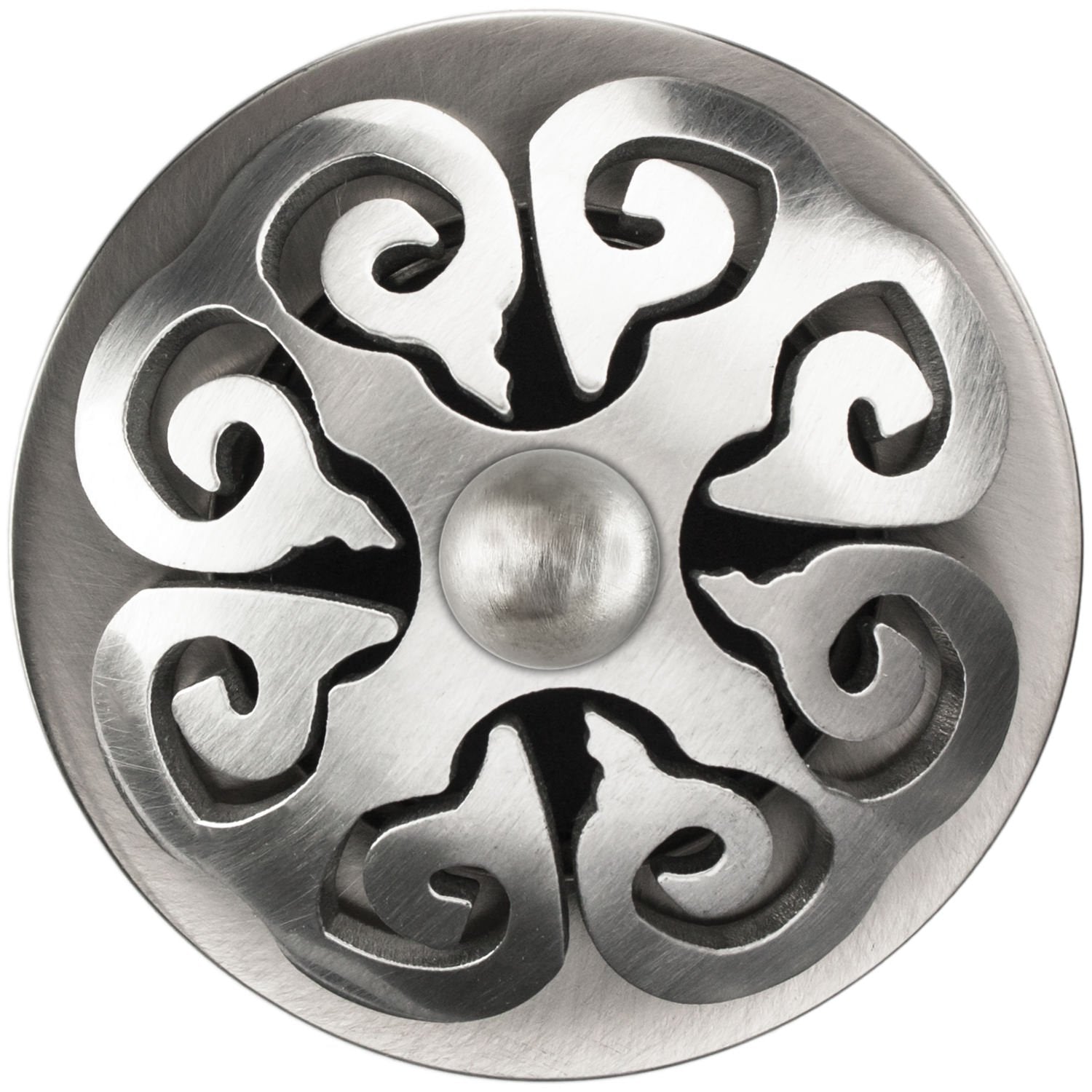 Linkasink Hawaiian Quilt Grid Strainer 1.5" Without Overflow - Metal Sphere by Linkasink
