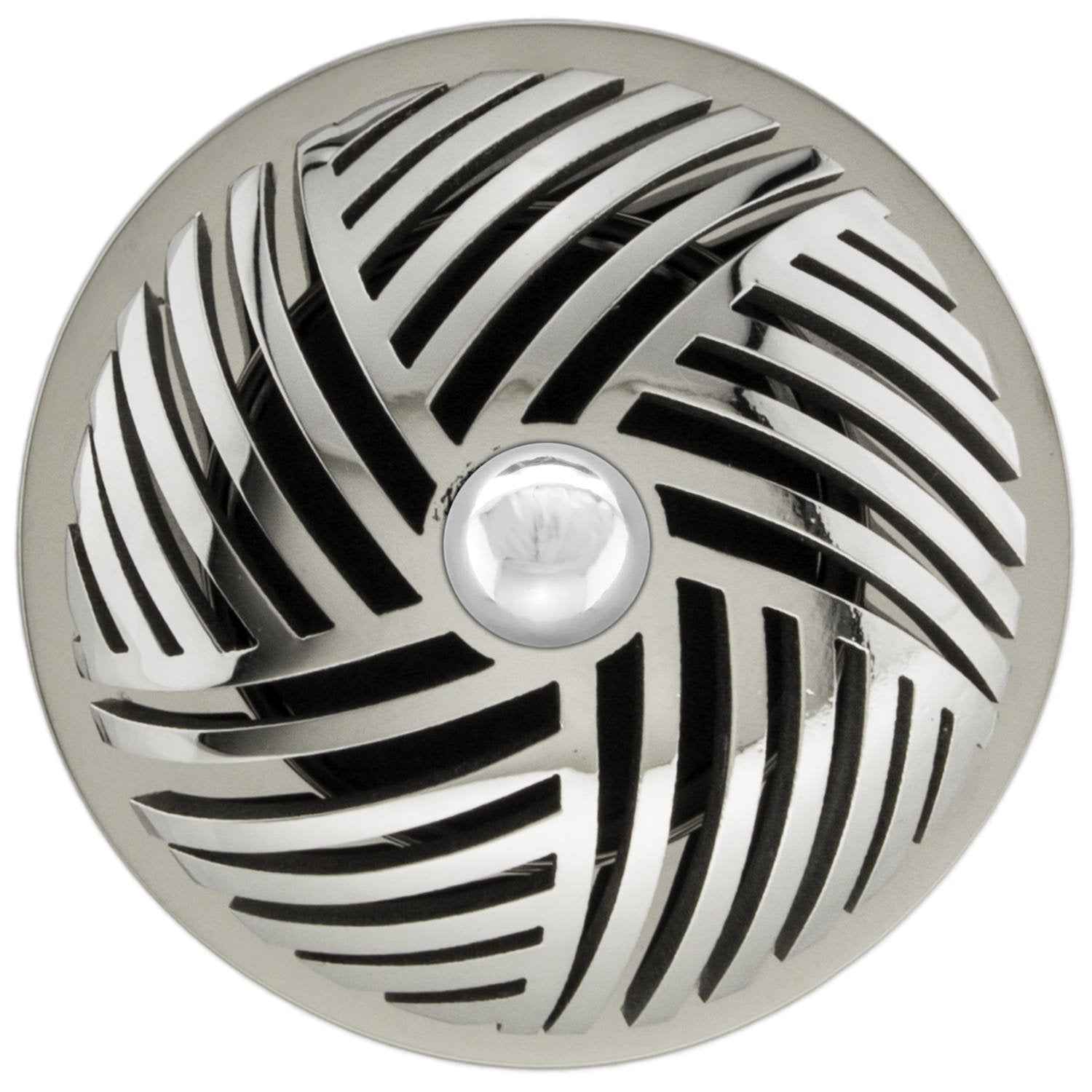 Linkasink Herringbone Grid Strainer 1.5" Without Overflow - Metal Sphere