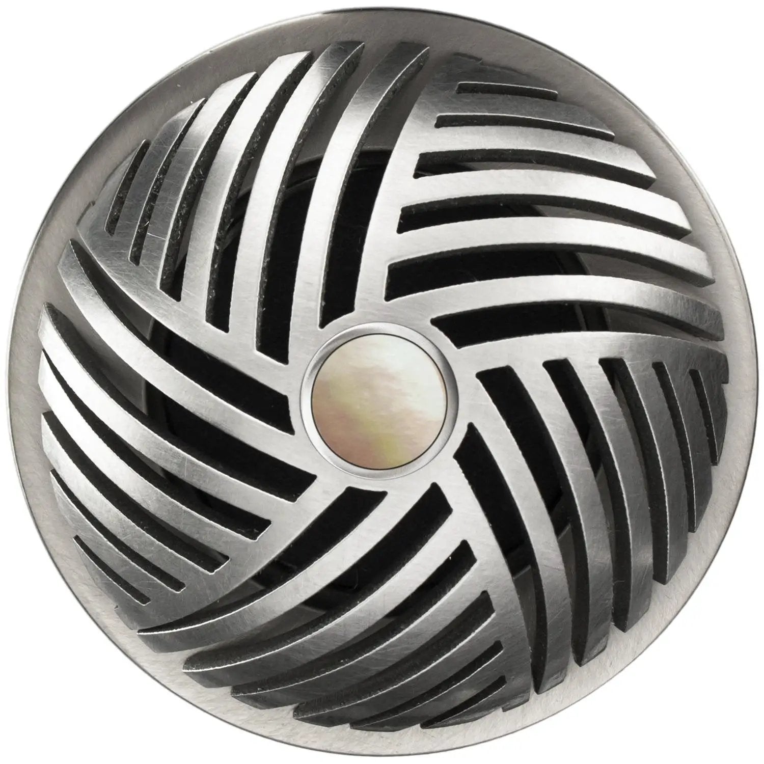 Linkasink Herringbone Grid Strainer 1.5" Without Overflow - Mother of Pearl by Linkasink