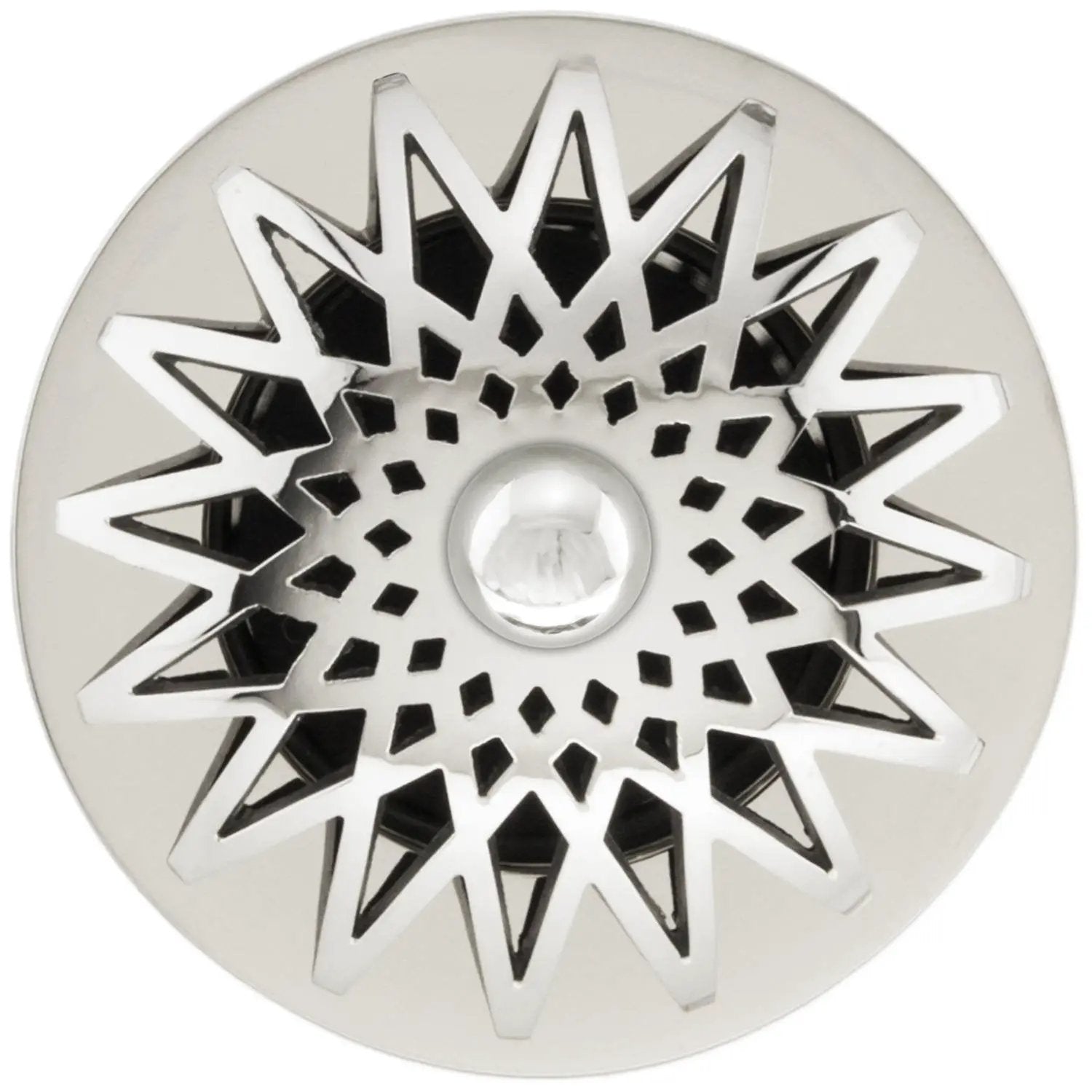 Linkasink Star Grid Strainer 1.5" With Overflow - Metal Sphere by Linkasink