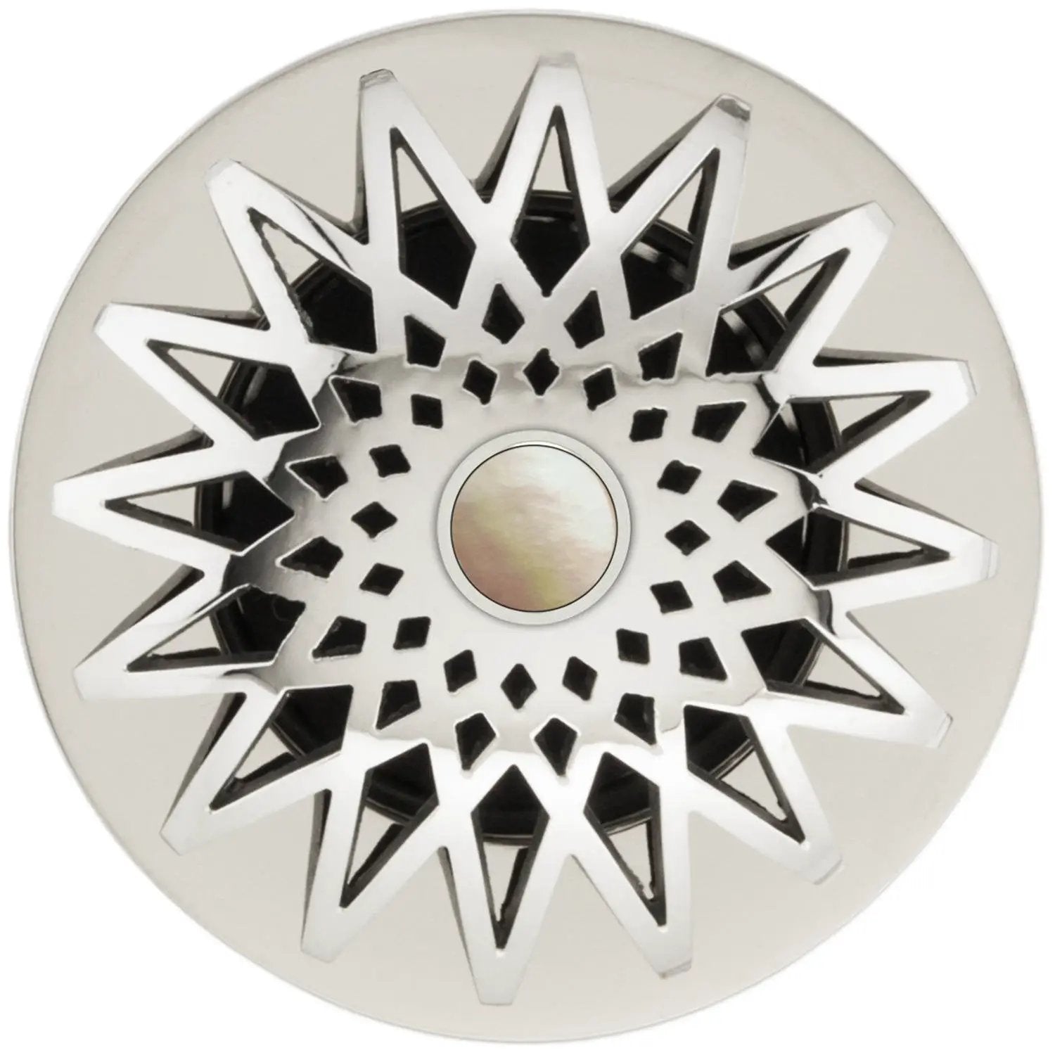 Linkasink Star Grid Strainer 1.5" Without Overflow - Mother of Pearl by Linkasink