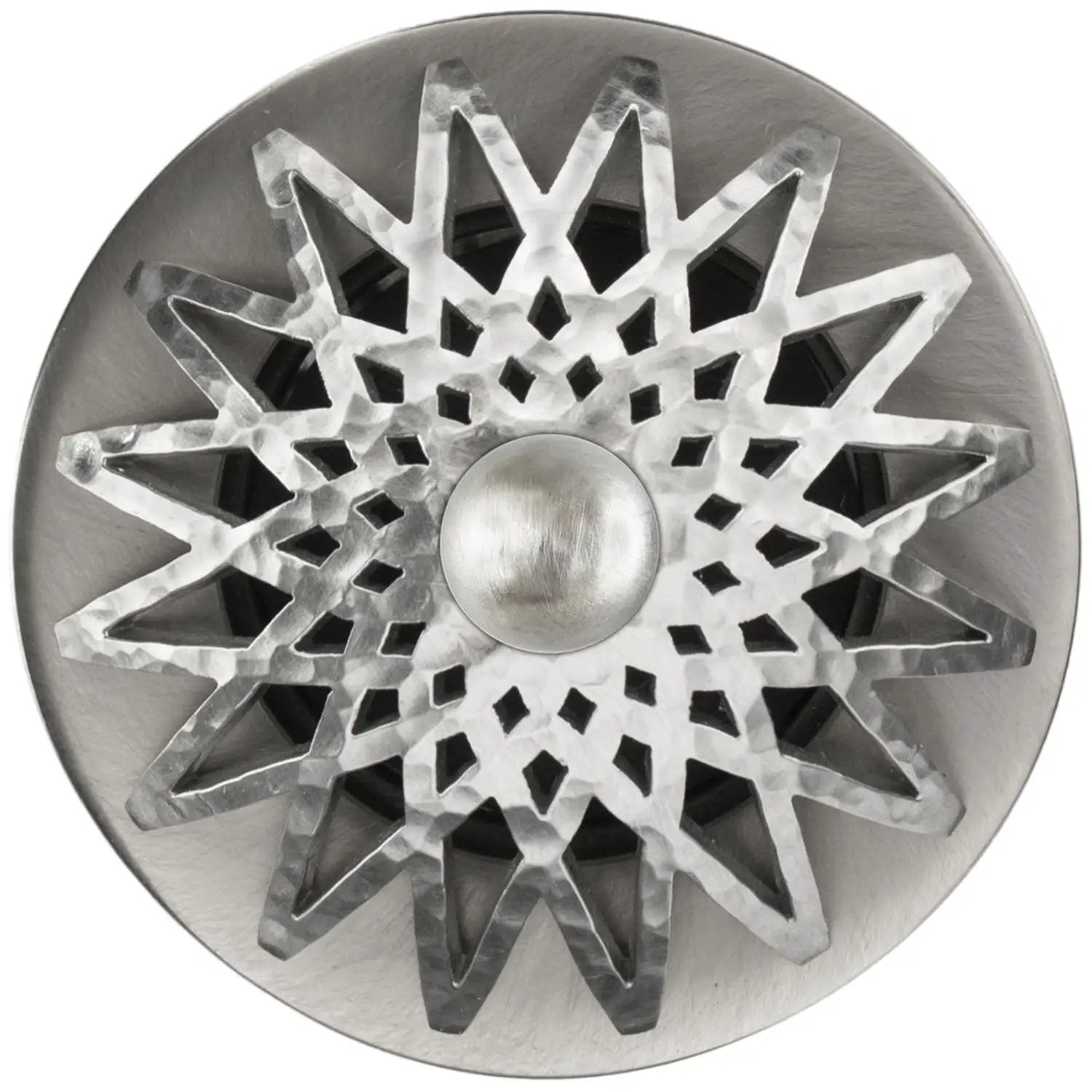 Linkasink Star Grid Strainer 1.5" With Overflow - Metal Sphere by Linkasink