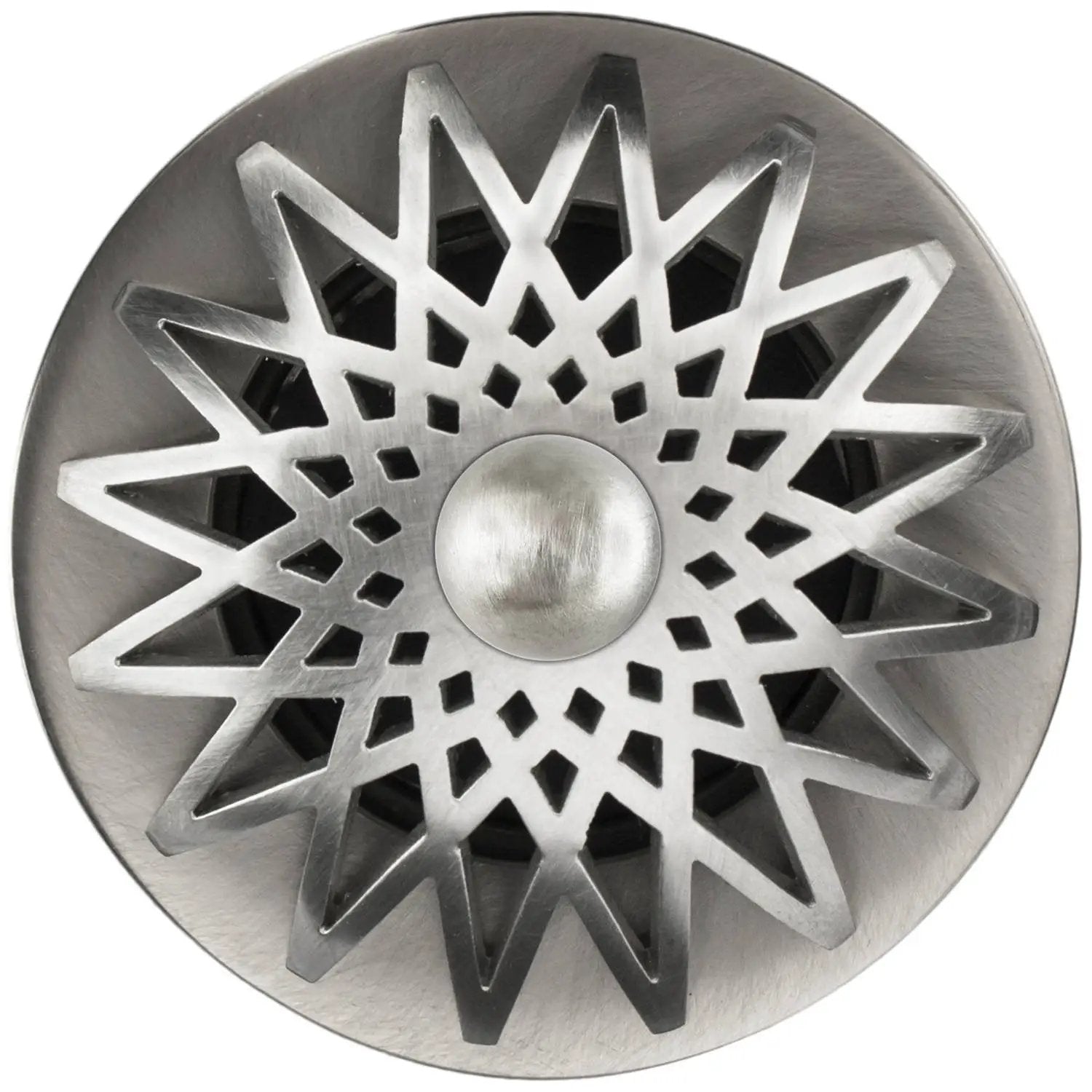 Linkasink Star Grid Strainer 1.5" With Overflow - Metal Sphere by Linkasink
