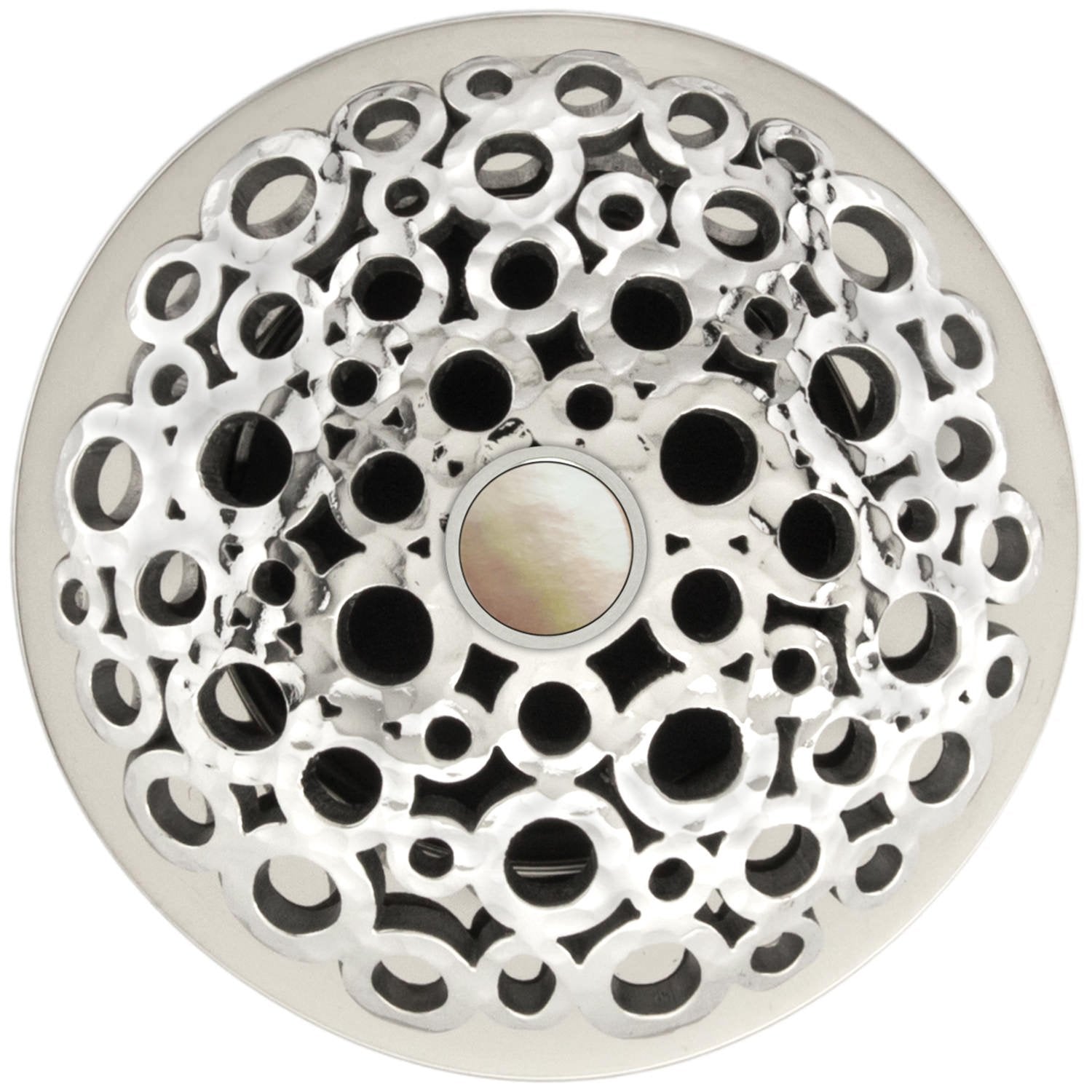 Linkasink Loop Grid Strainer 1.5" Without Overflow - Mother of Pearl