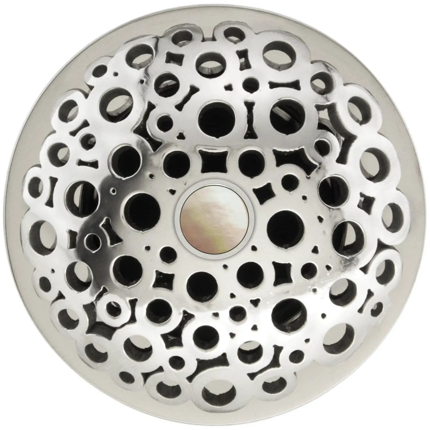 Linkasink Loop Grid Strainer 1.5" Without Overflow - Mother of Pearl by Linkasink