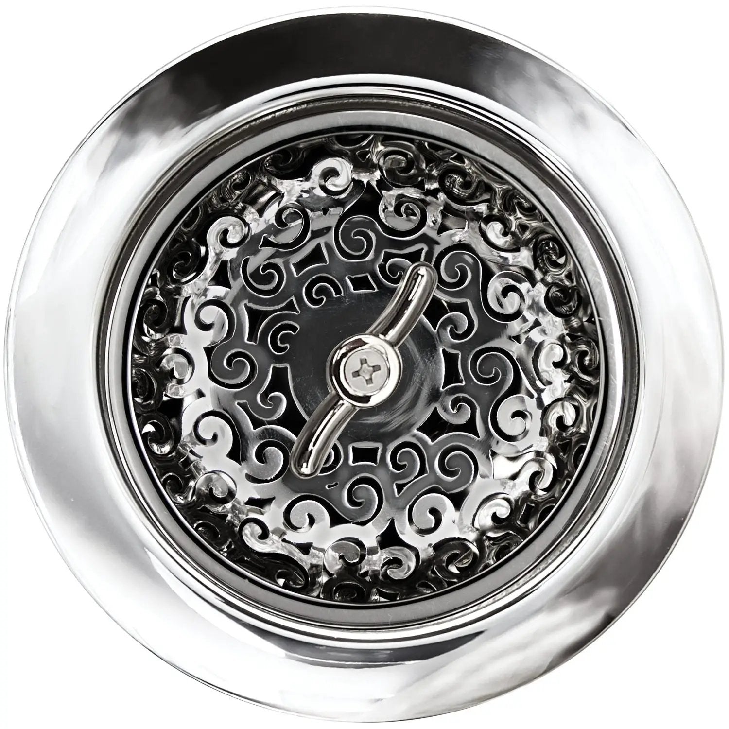 Linkasink Swirl Basket Strainer Without Overflow 3.5" by Linkasink