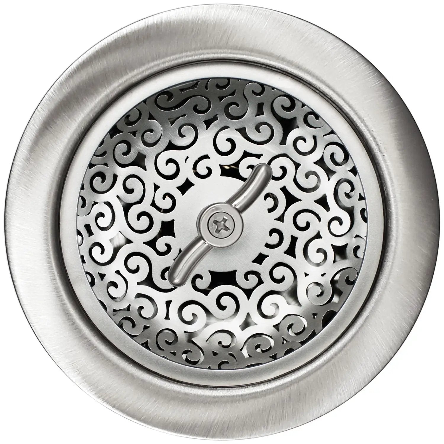 Linkasink Swirl Basket Strainer Without Overflow 3.5" by Linkasink