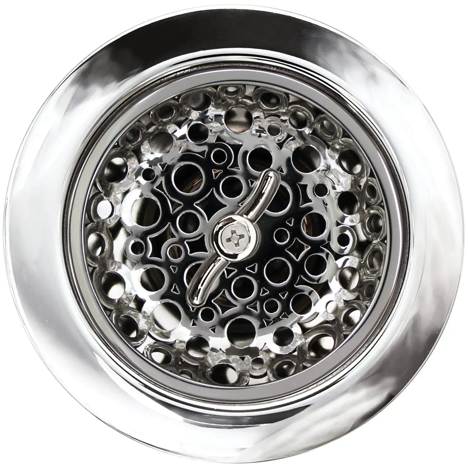 Linkasink Circles Basket Strainer Without Overflow 3.5" by Linkasink