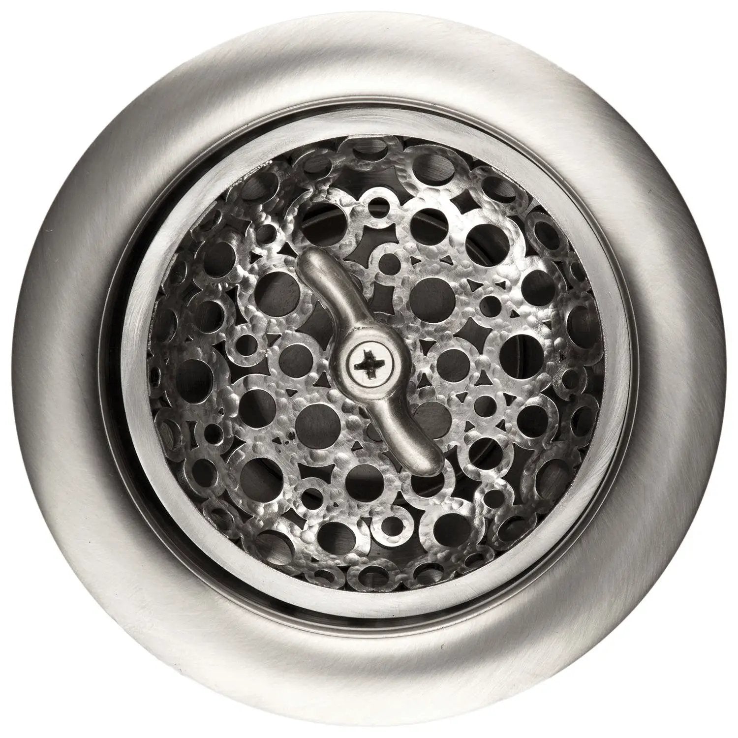 Linkasink Circles Basket Strainer Without Overflow 3.5" by Linkasink