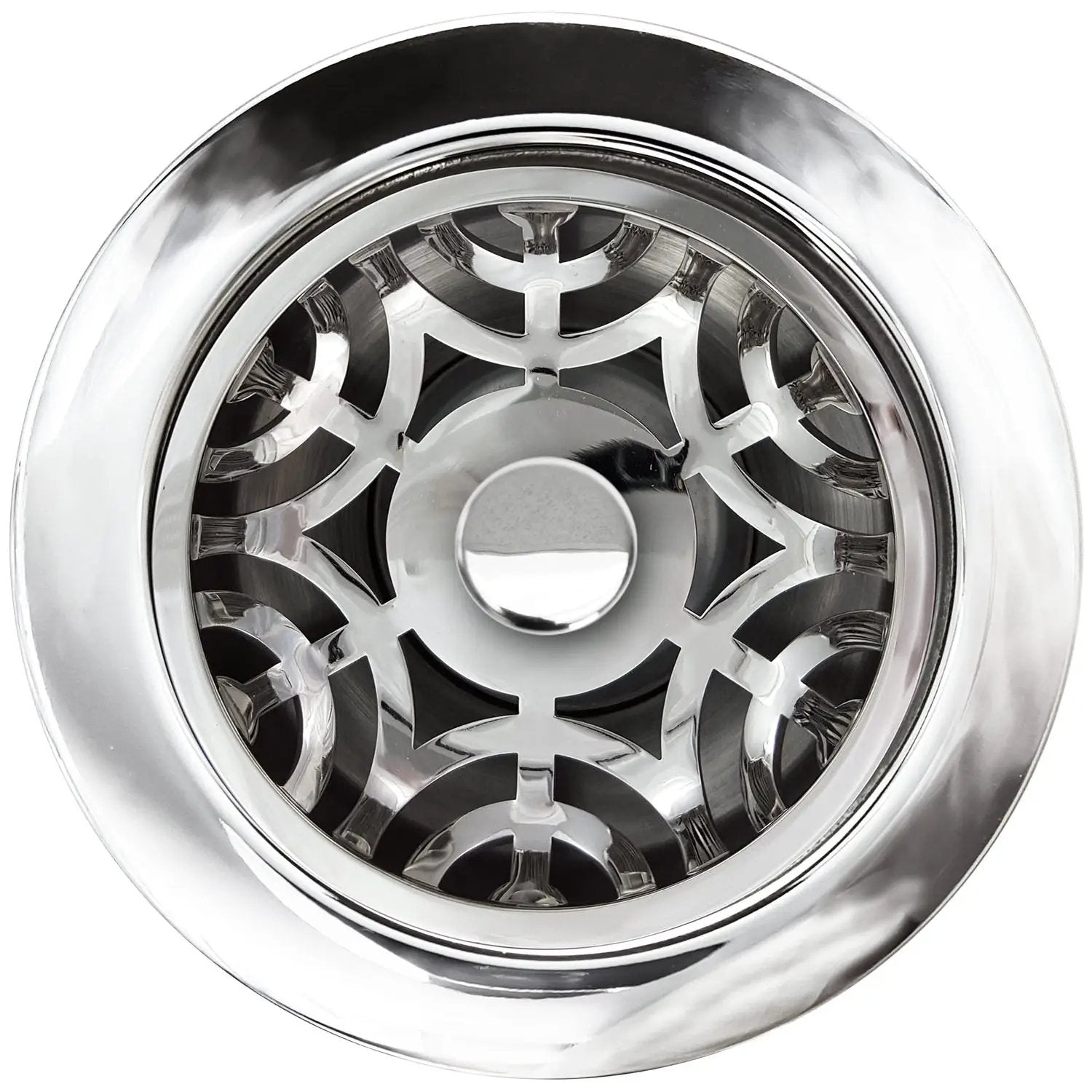 Linkasink Maze Disposal Flange Without Overflow and with Stopper 3.5" by Linkasink