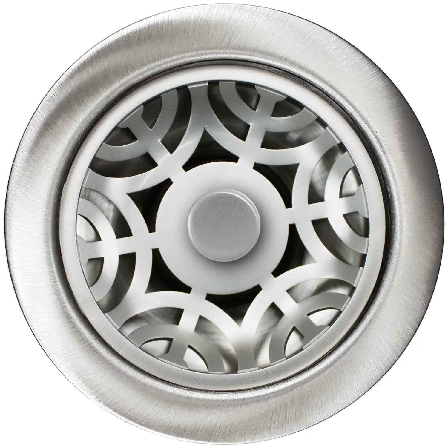 Linkasink Maze Disposal Flange Without Overflow and with Stopper 3.5" by Linkasink