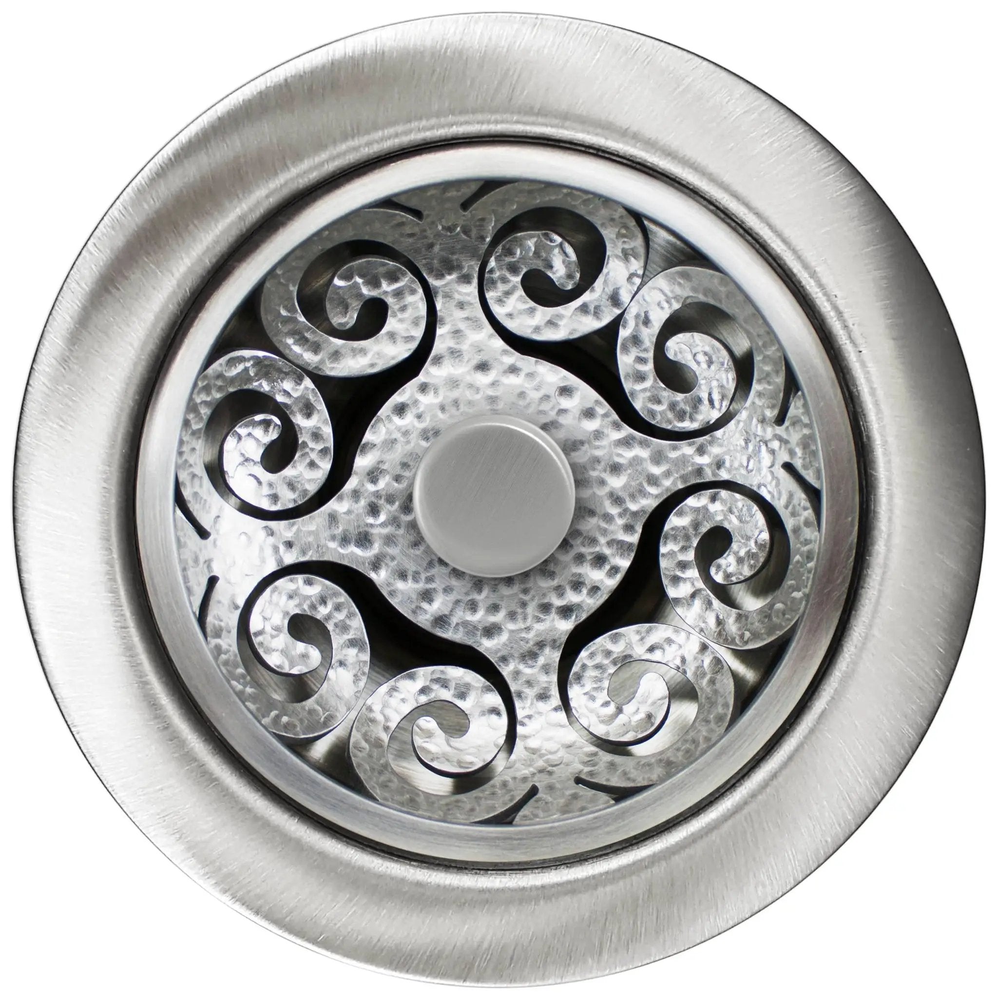 Linkasink Hawaiian Quilt Disposal Flange Without Overflow and with Stopper 3.5" by Linkasink