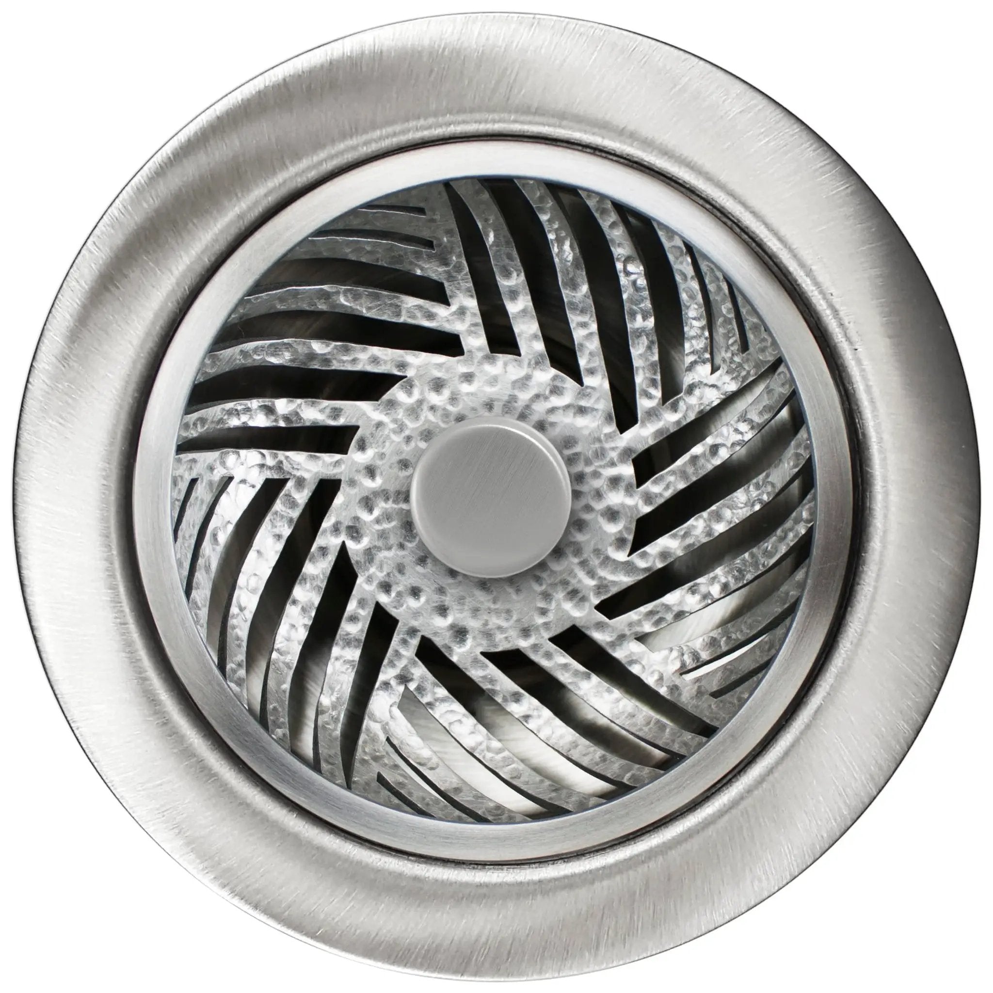 Linkasink Herringbone Disposal Flange Without Overflow and with Stopper 3.5" by Linkasink