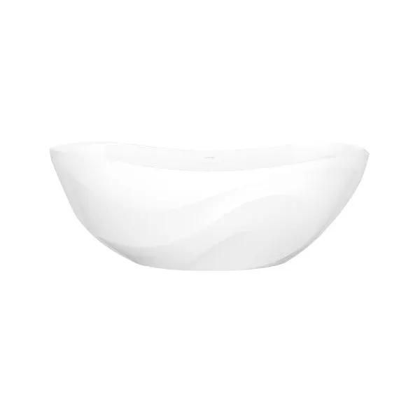 Victoria + Albert Seros 65" x 30" Freestanding Soaking Bathtub With Curved Rim - No Overflow by Victoria and Albert